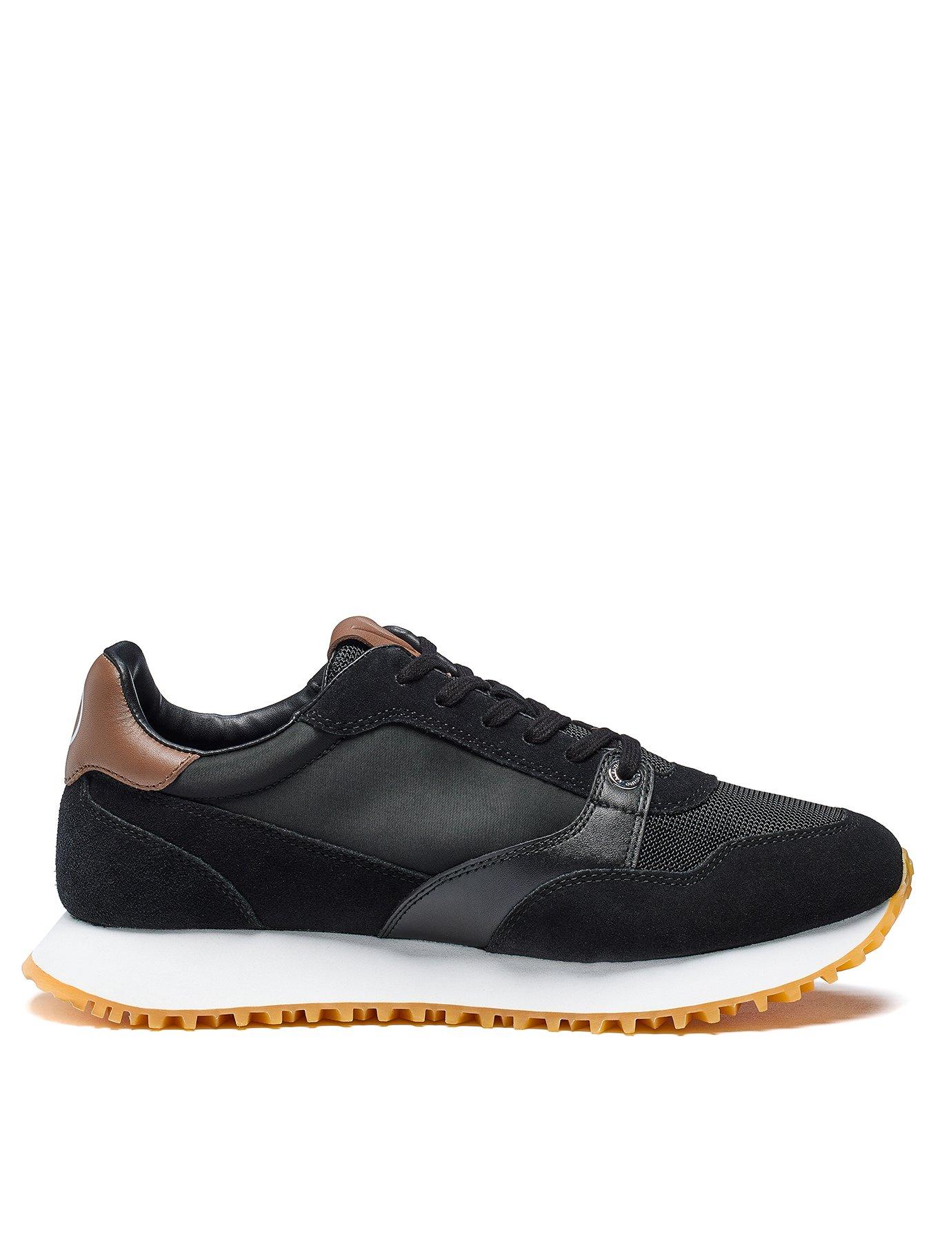 valentino-dred-lace-up-trainers-black
