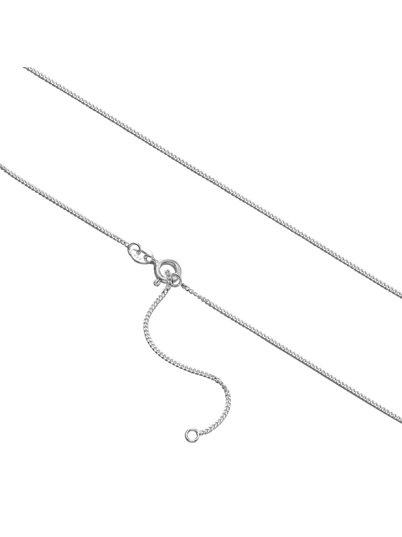 Image 4 of 6 of The Love Collection Sterling Silver Zodiac Sign and White CZ Charm Necklace