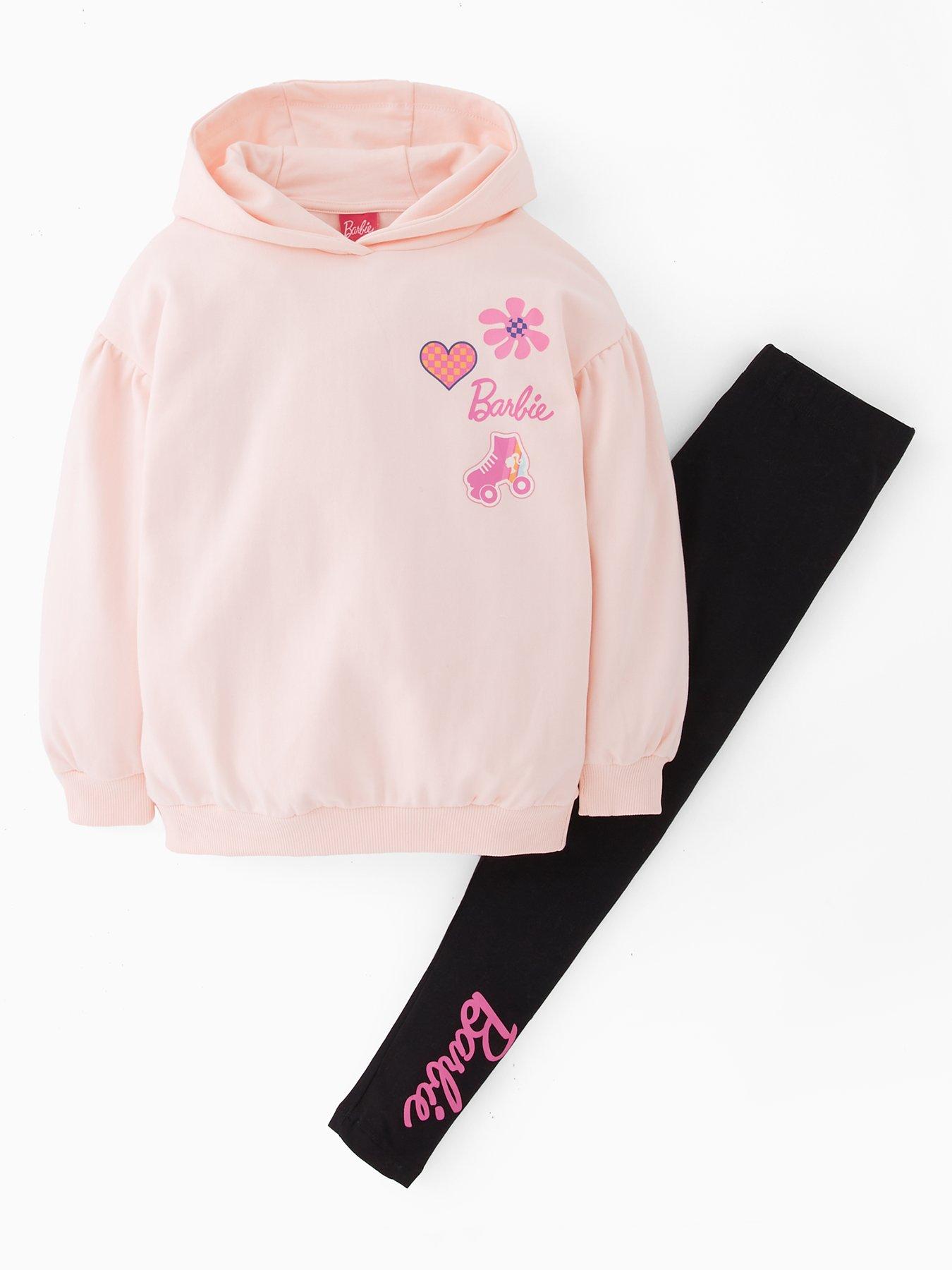 Barbie Hoodie And Leggings Set - Pink