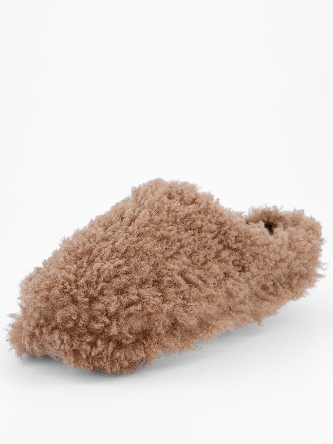 Image 2 of 6 of Loungeable Cosy Mule Slipper - Taupe