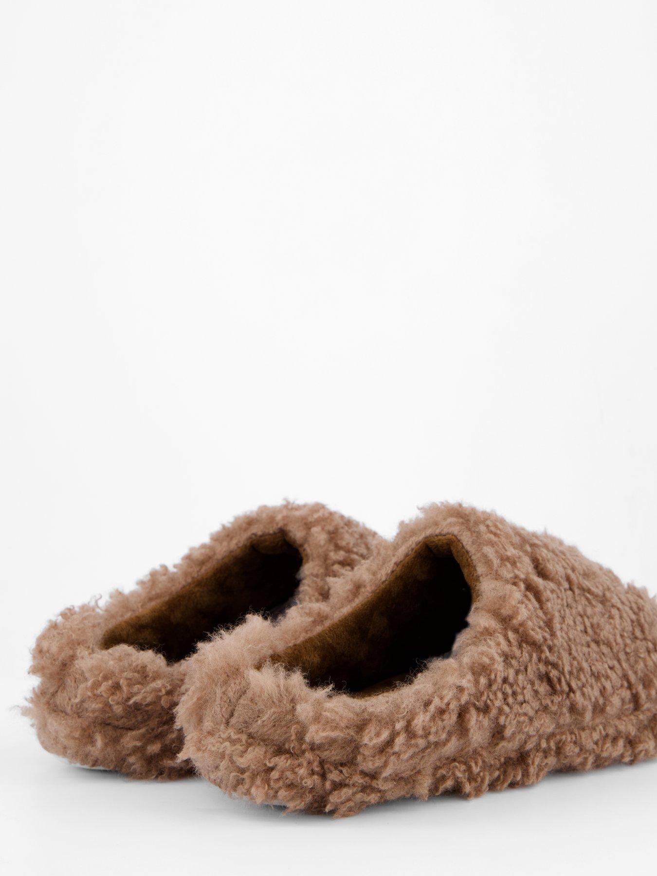 Image 6 of 6 of Loungeable Cosy Mule Slipper - Taupe