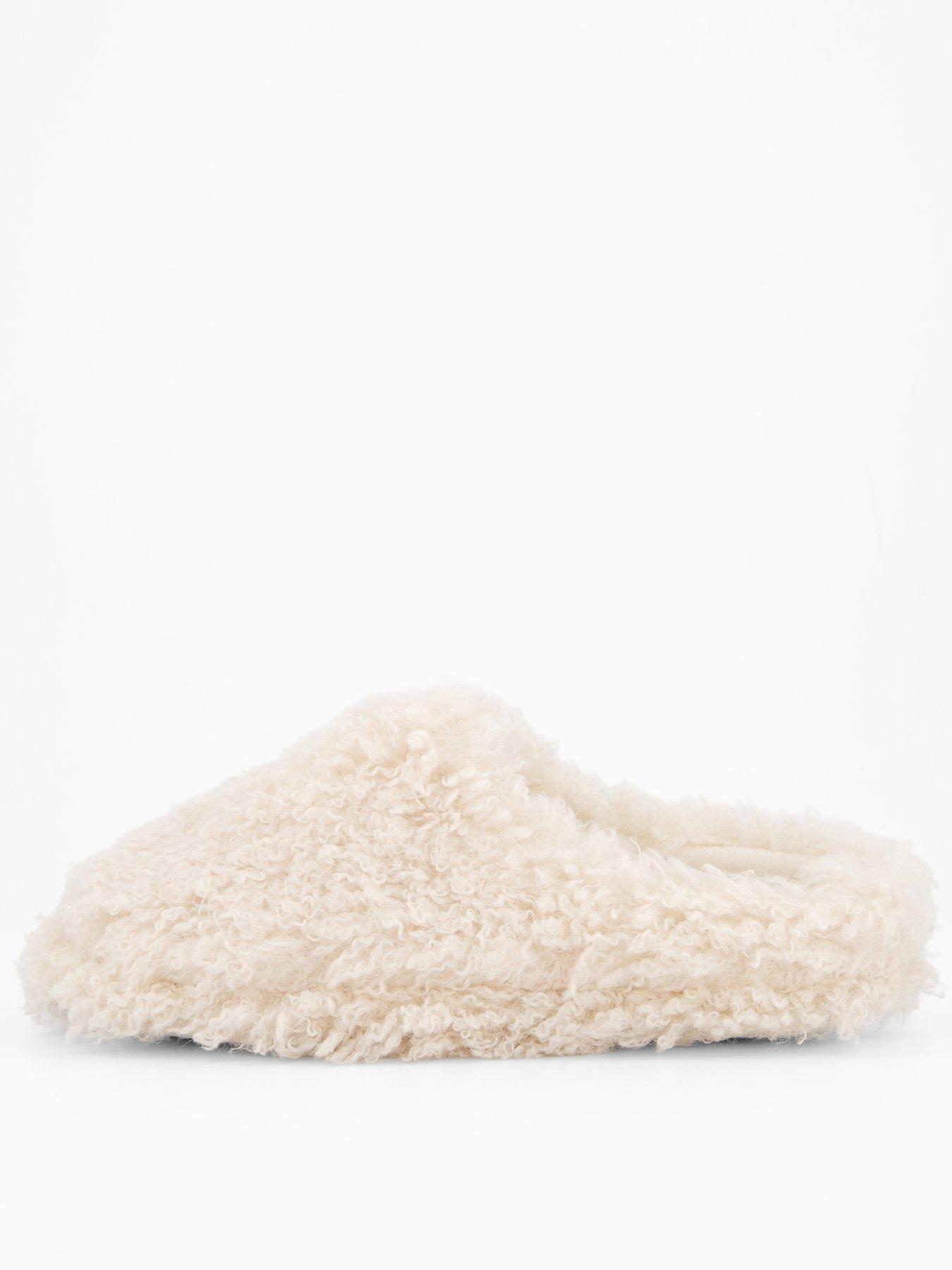 Image 1 of 7 of Loungeable Cosy Mule Slipper - Cream