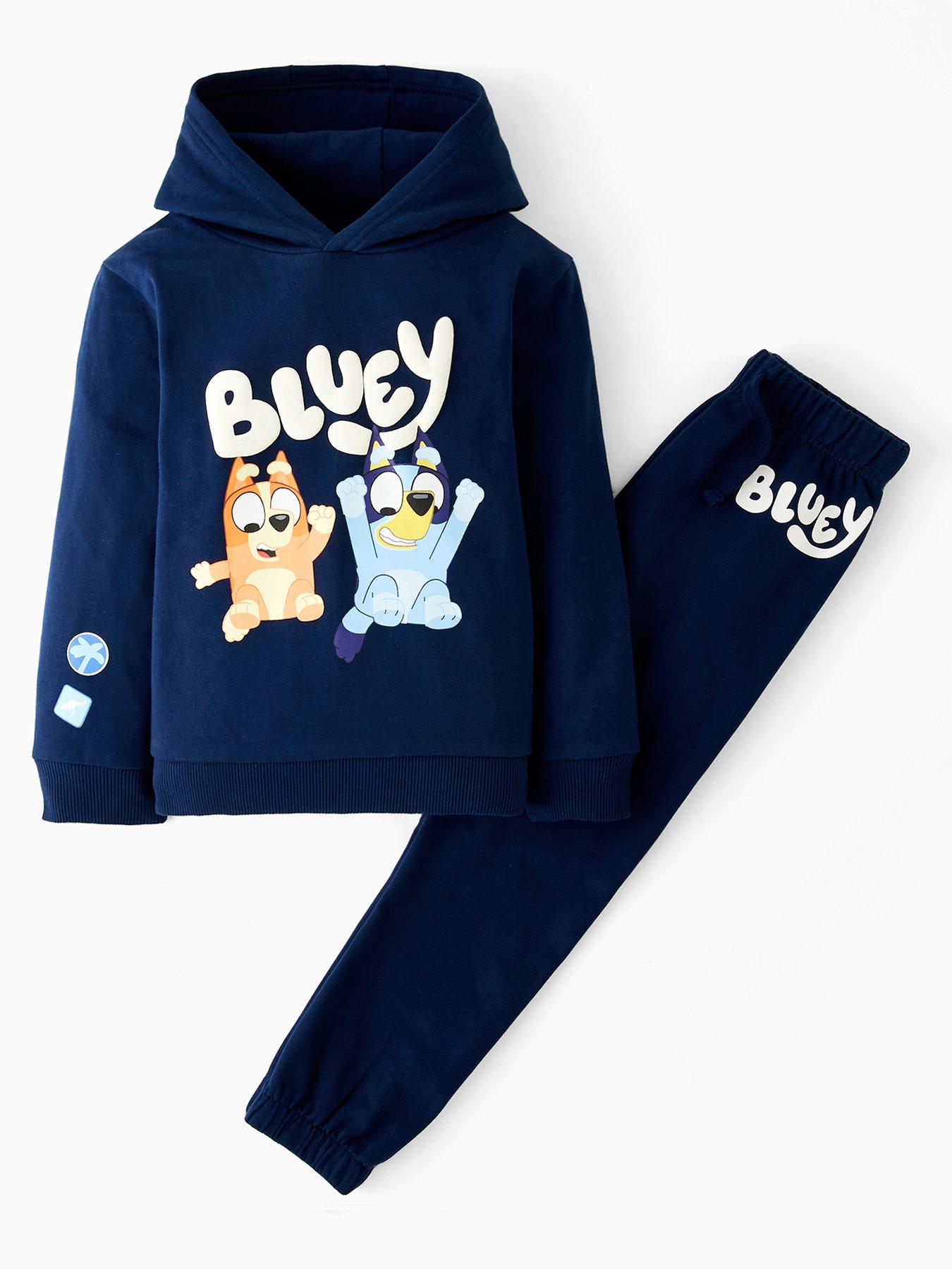 Image 1 of 4 of Bluey &amp; Bingo Hooded Sweat Set - Blue