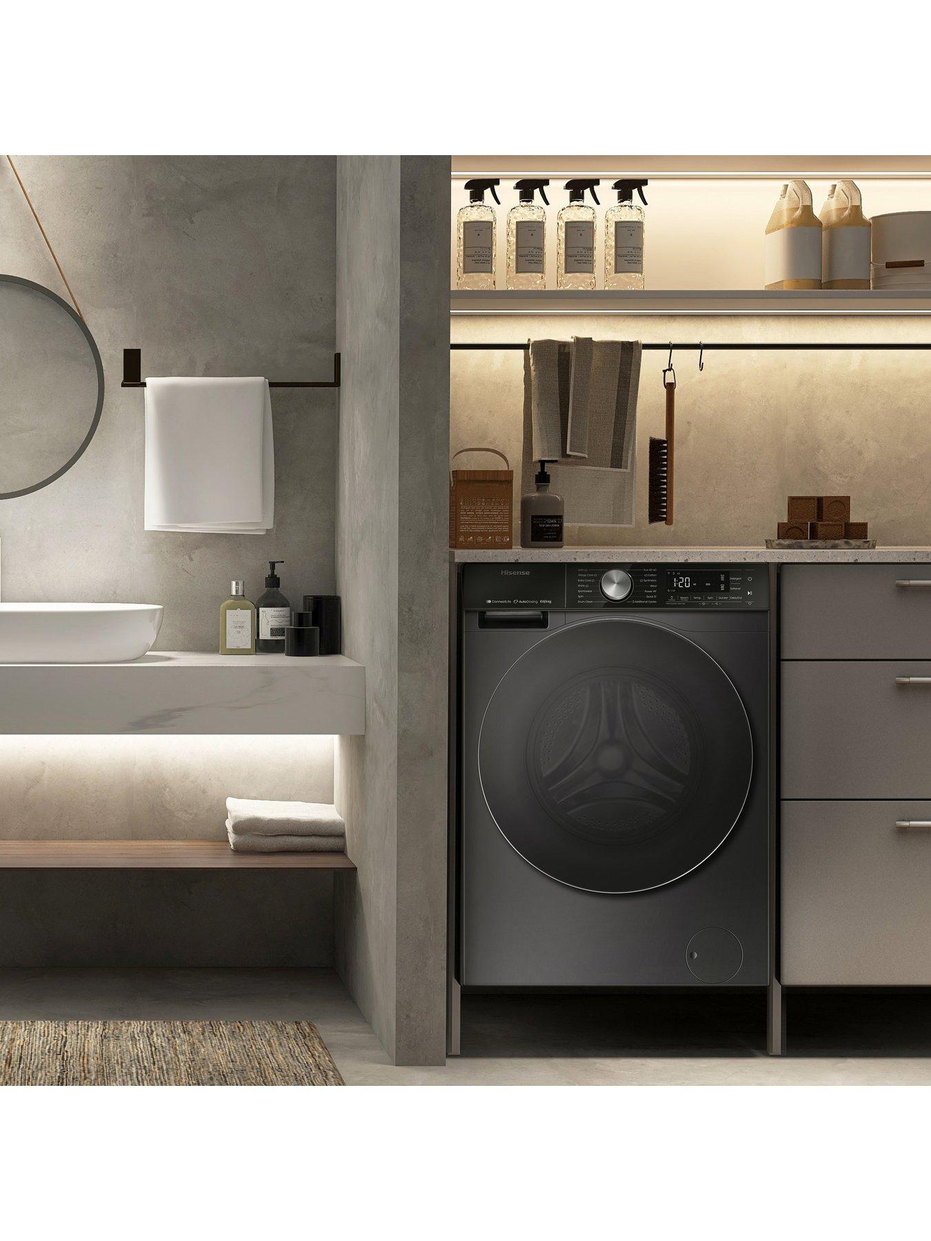 Hisense Washer Dryer 10.5/6Kg (WD5S1045BB) Inverter - Black fit in a kitchen