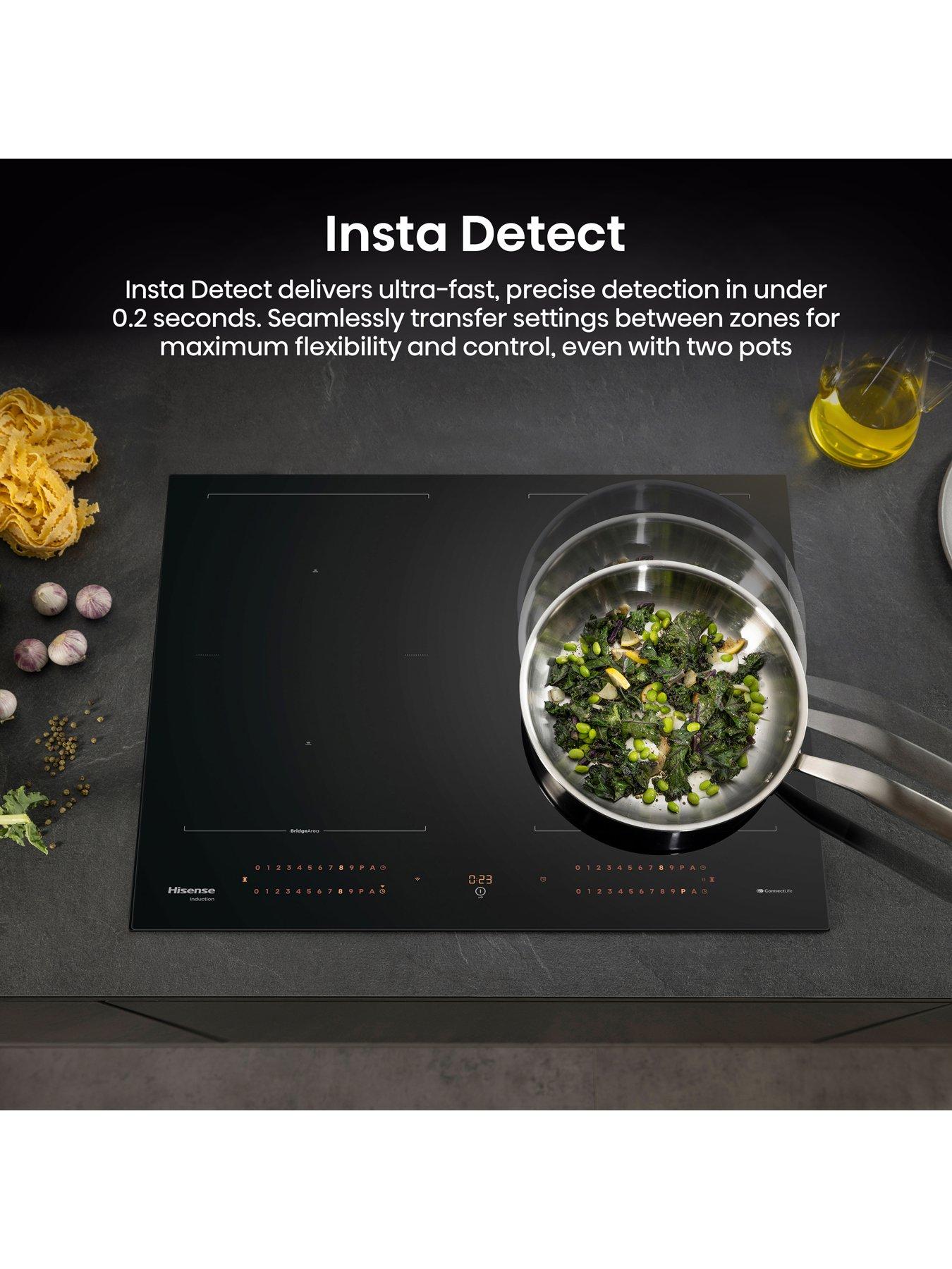 Image 4 of 8 of Hisense Hi8 HI6443BSCWF 60cm Induction Hob with Area Flex - Black