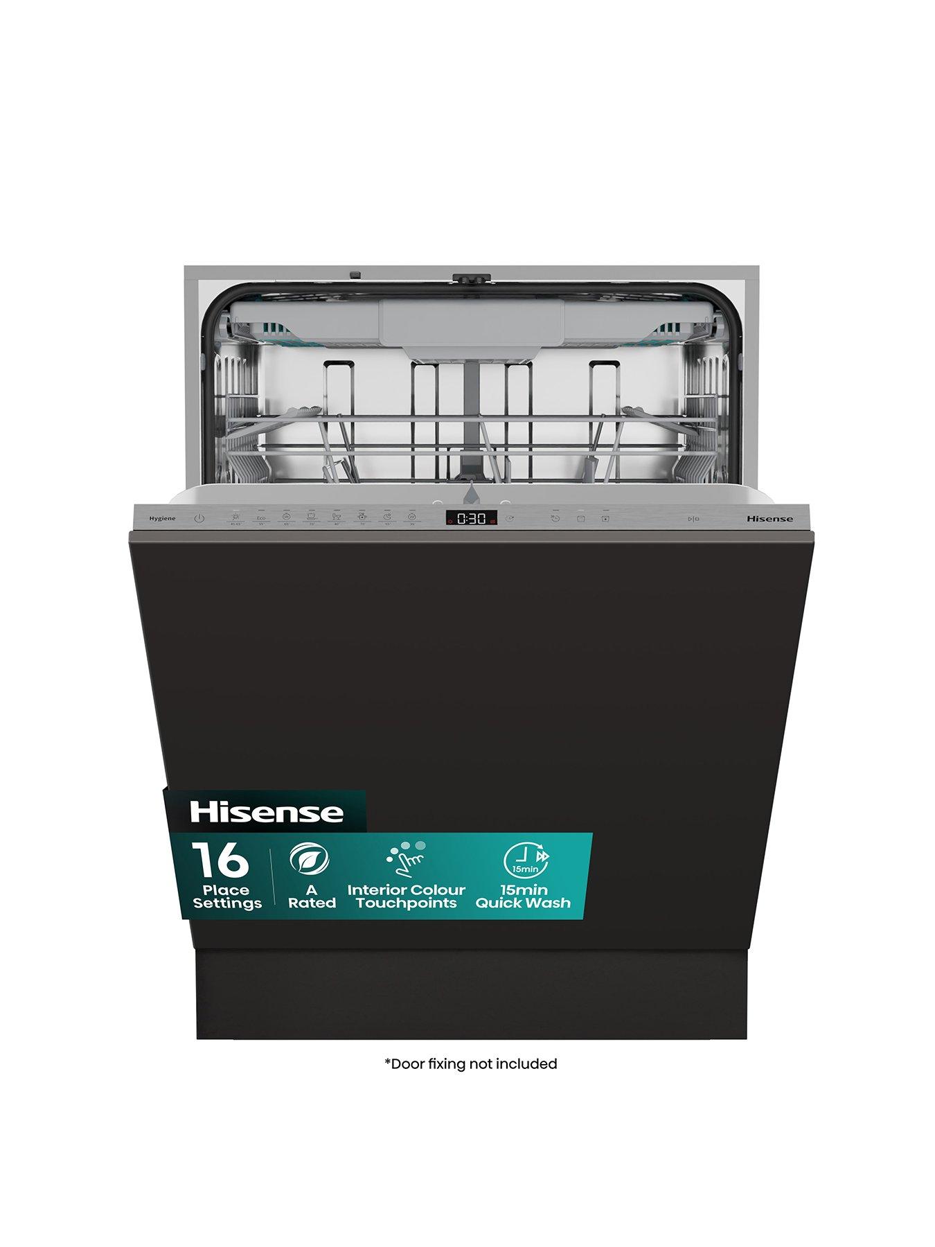 Hisense HV663A60UK Full-Size Fully Integrated 16-Place Dishwasher