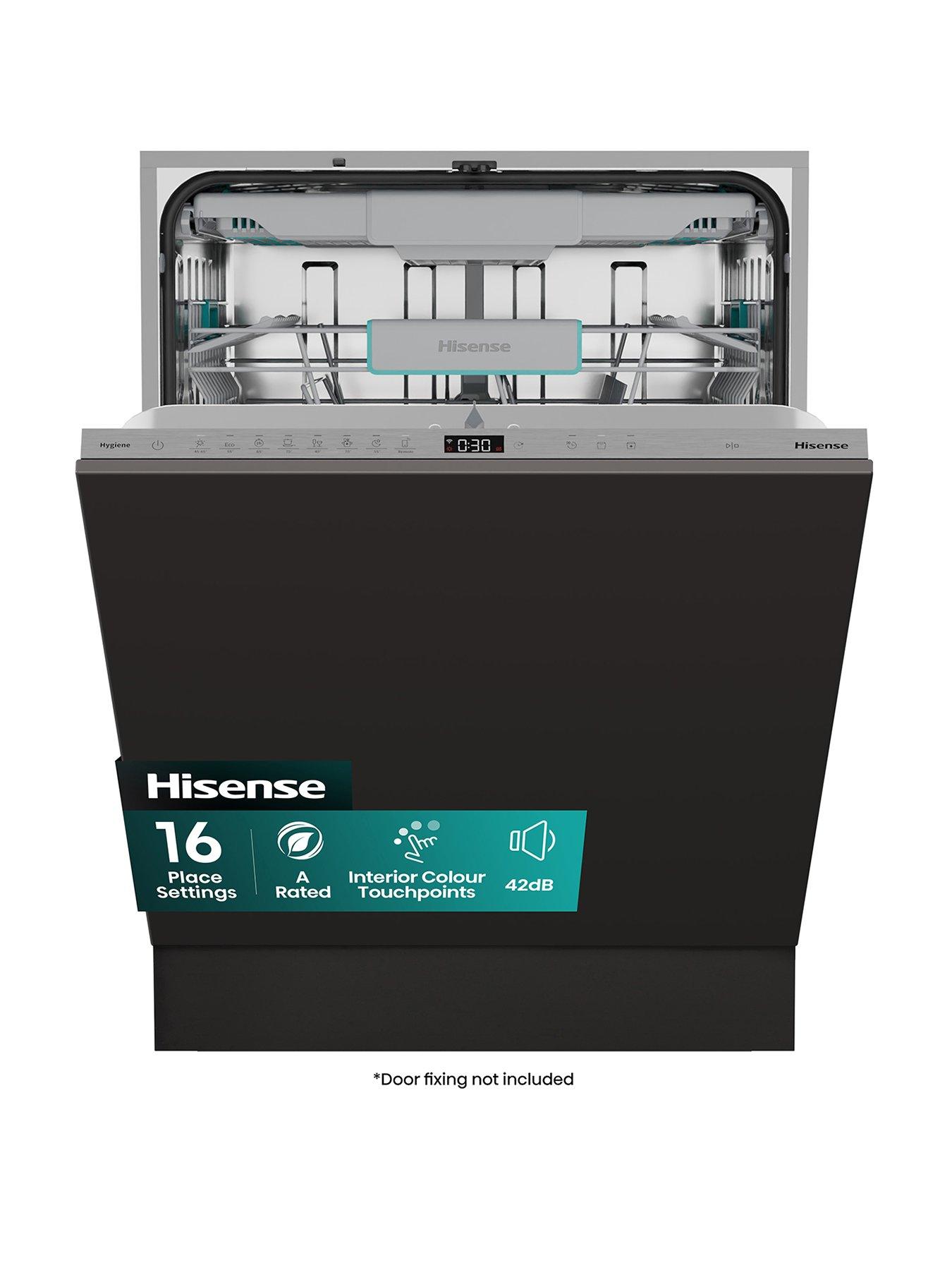 Hisense HV673A60UK Full-Size Fully Integrated Wi-Fi Enabled 16-Place Dishwasher
