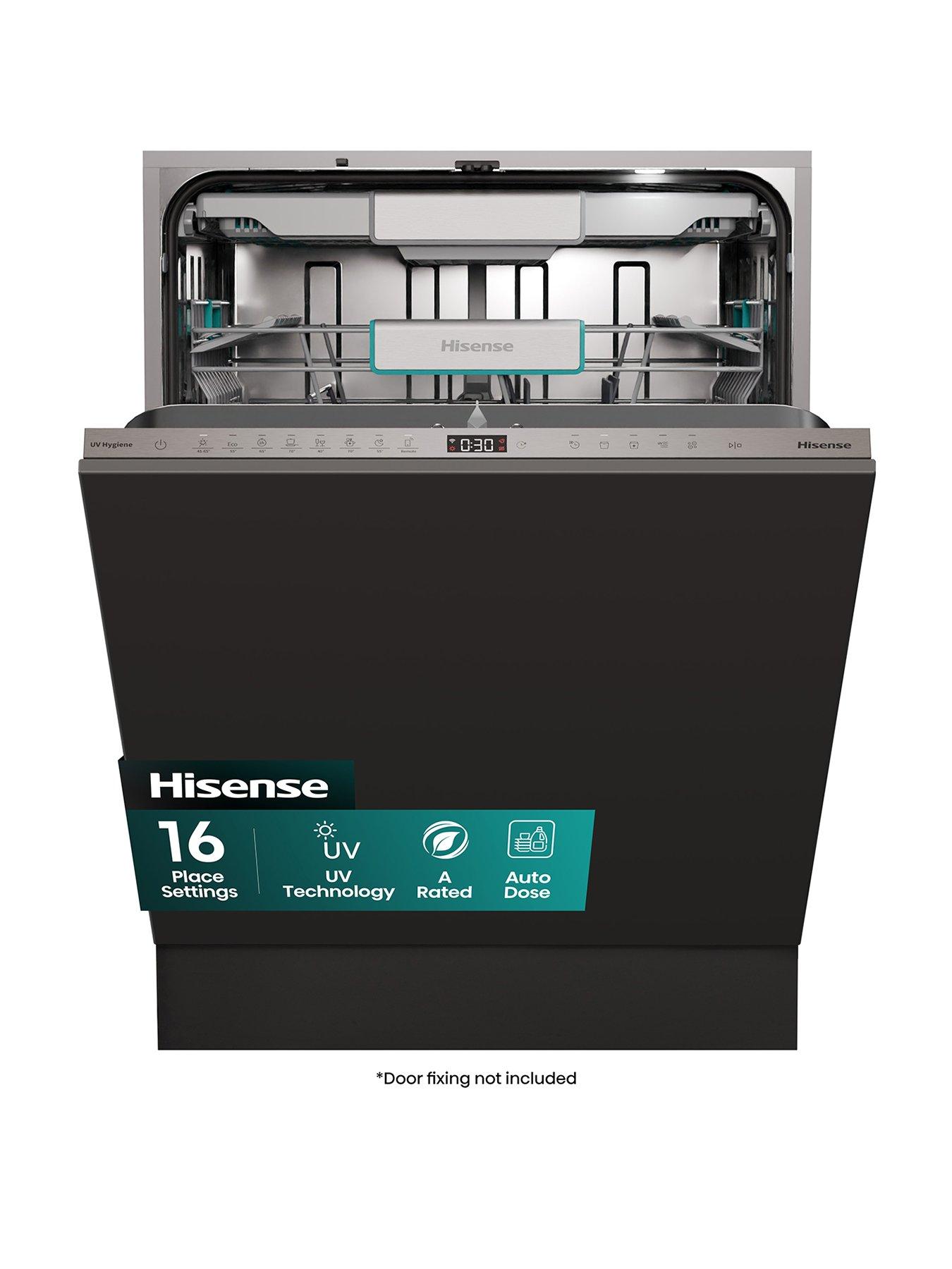 undefined UV Clean HV693A60UVADUK Full-Size Fully Integrated Wi-Fi Enabled 16-Place Dishwasher