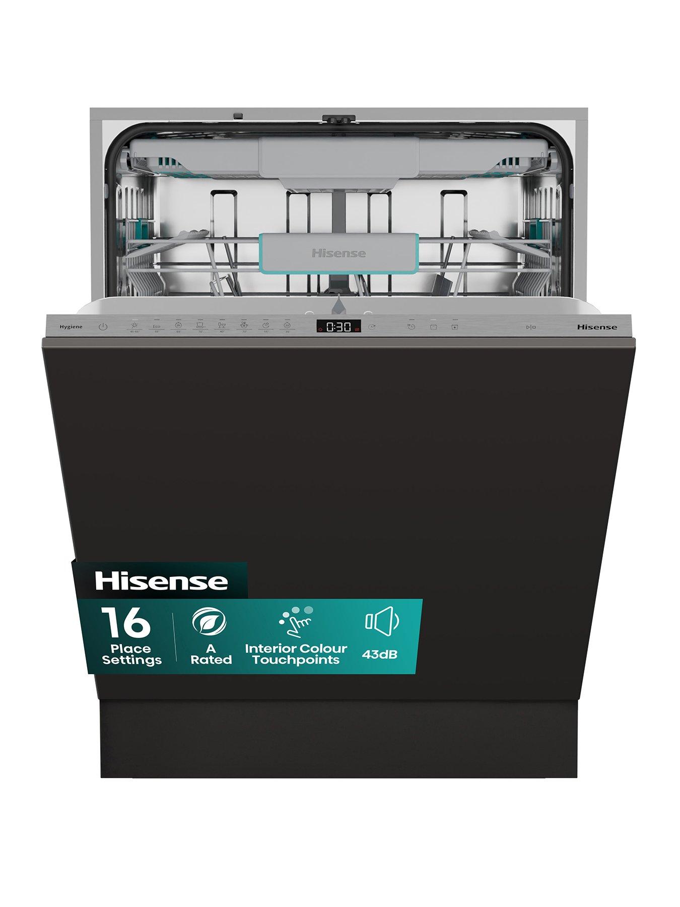 Image 1 of 7 of Hisense HV16AUK Full-Size Fully Integrated 16-Place Dishwasher