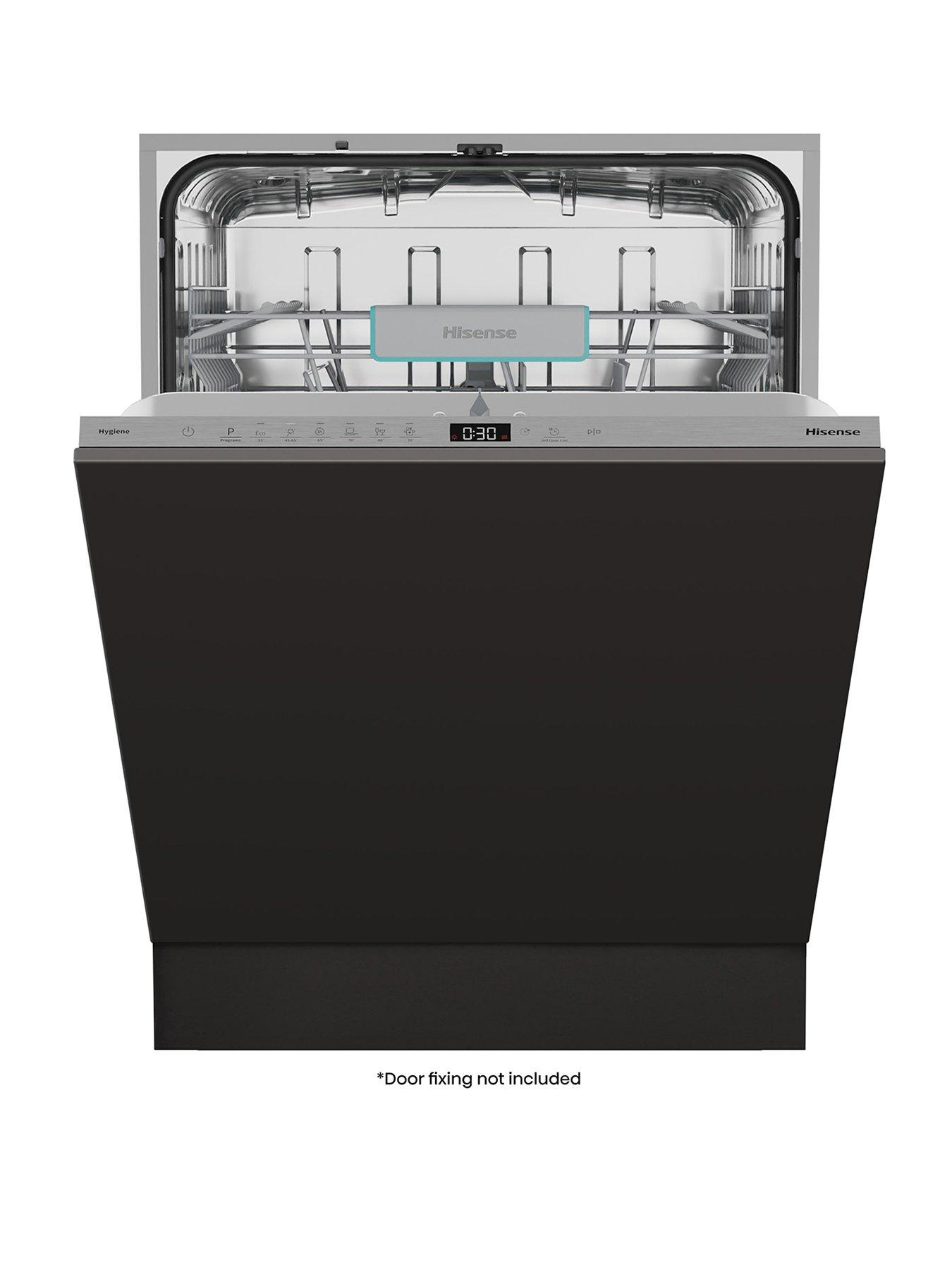 Hisense HS663A90BXUK Full Size 16-Place Freestanding Dishwasher - Black Inox - A Rated