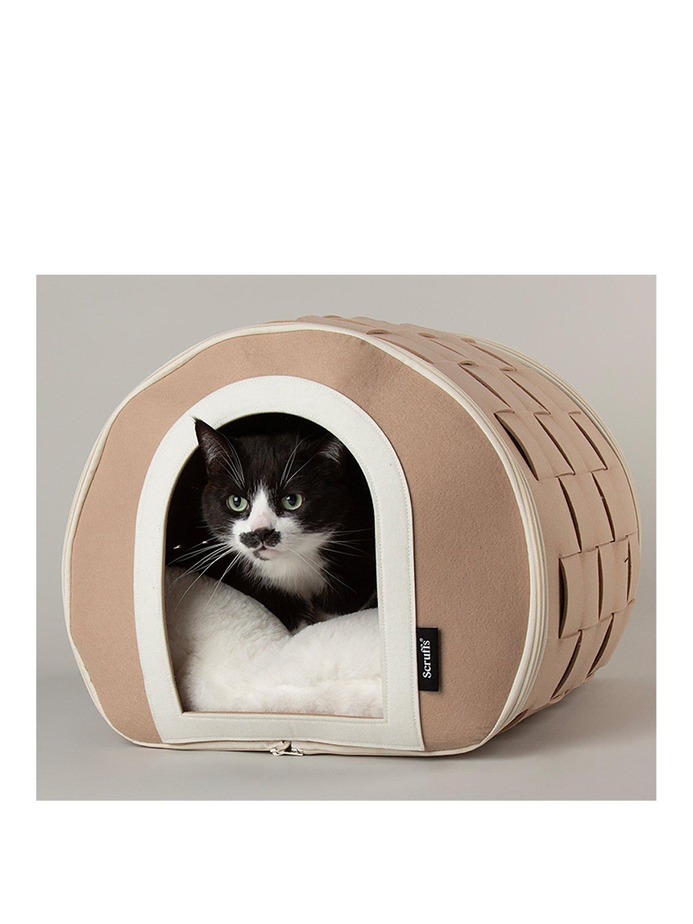 Image 3 of 7 of Scruffs Stockholm Felt Cave Cat Bed