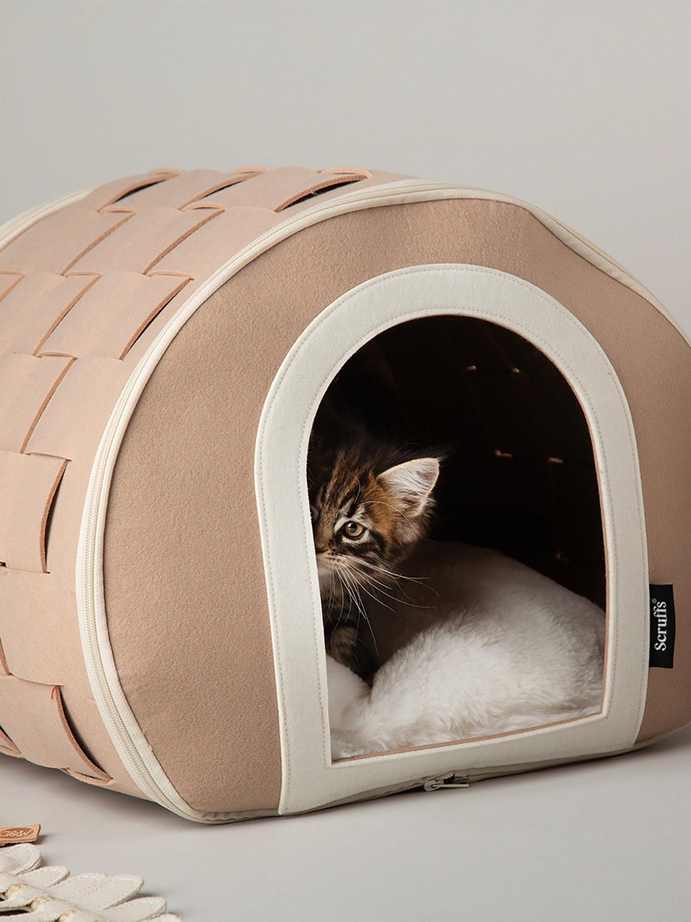 Image 6 of 7 of Scruffs Stockholm Felt Cave Cat Bed