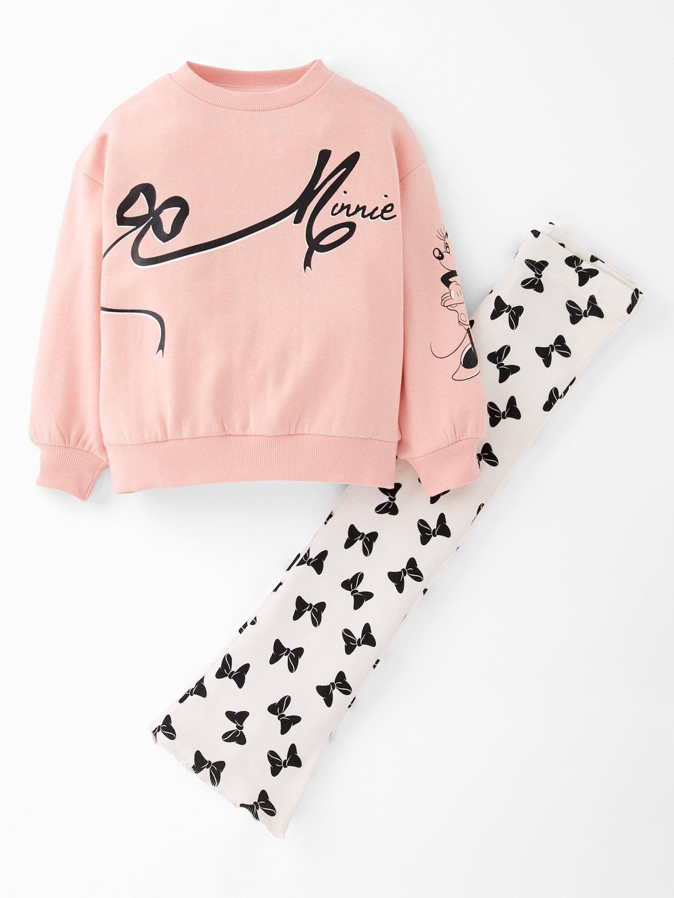 Image 1 of 5 of Minnie Mouse Sweat Legging Set - Pink