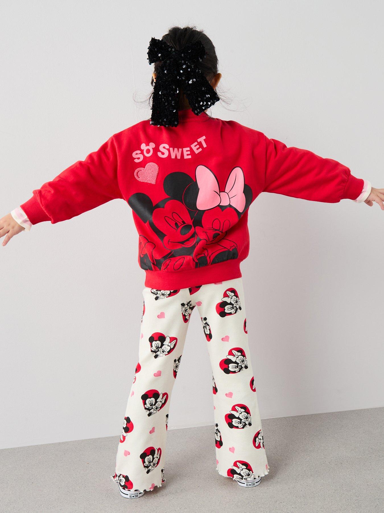 Minnie Mouse Disney Print Legging Set - Bright Red