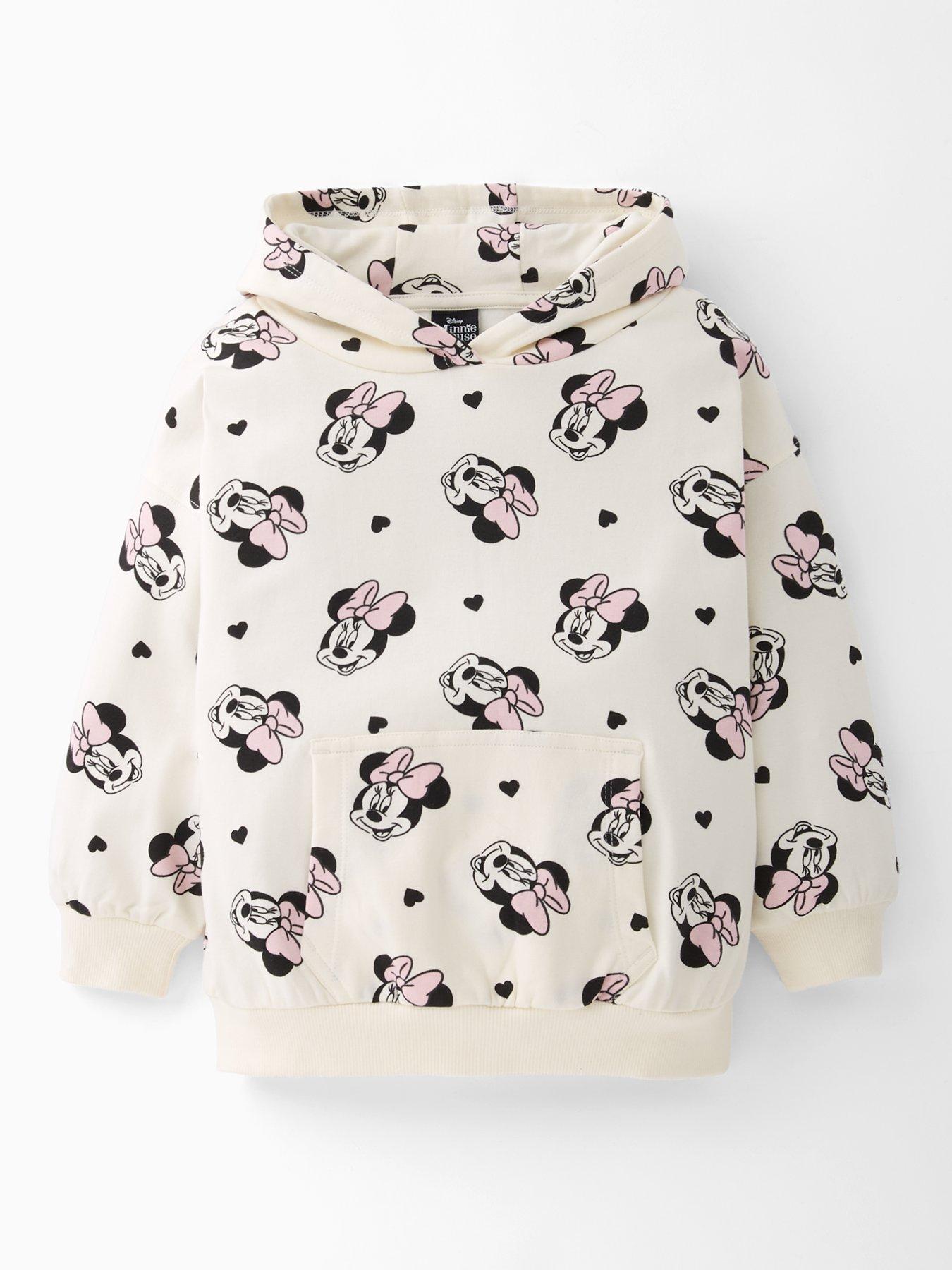 Minnie Mouse Hooded Sweatshirt - Cream