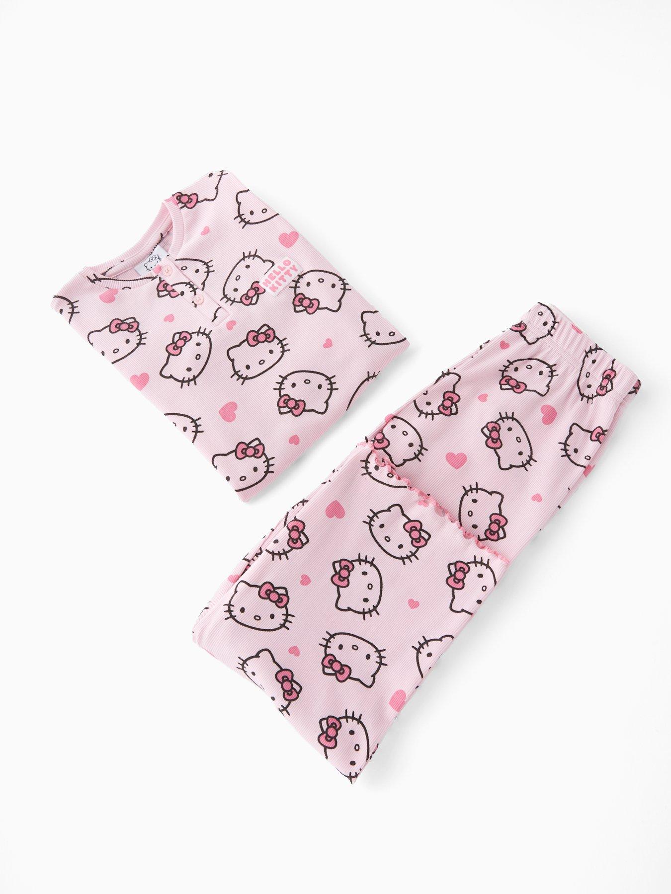 Image 4 of 4 of Hello Kitty Ribbed Pyjamas - Pink
