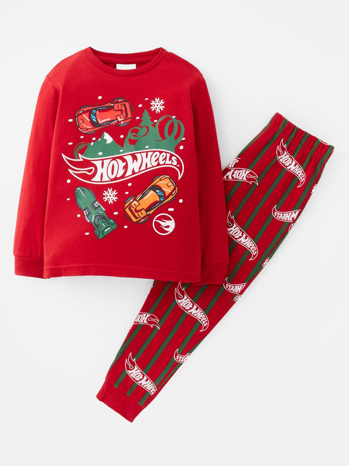 Hot Wheels Hot Wheels Festive Christmas Pyjamas - Red