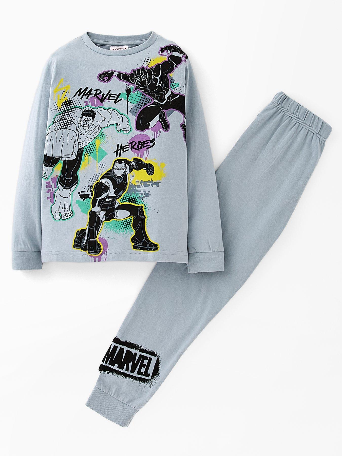 marvel-pyjamas-grey
