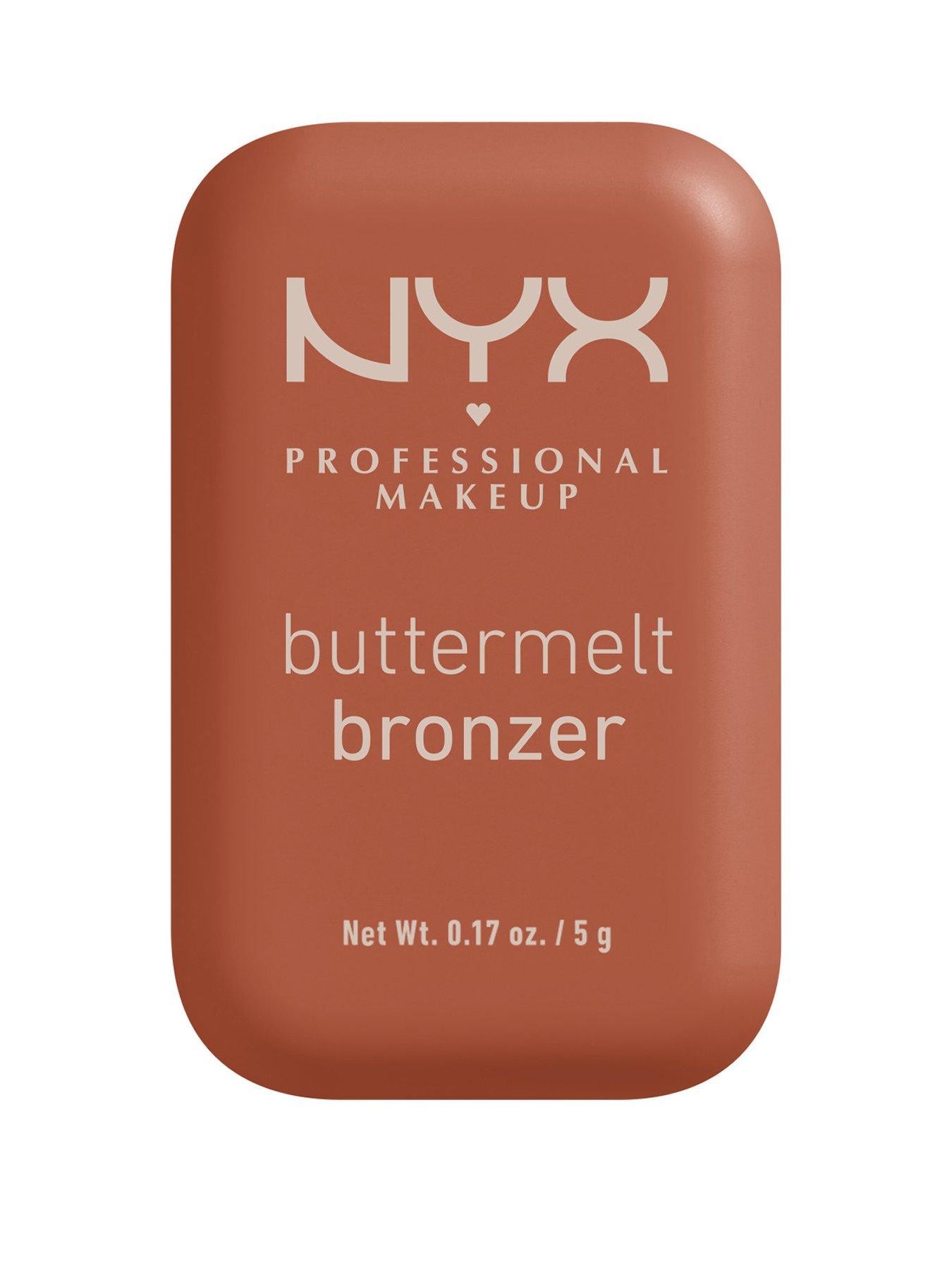 NYX PROFESSIONAL MAKEUP Buttermelt Bronzer, Powder Bronzer, 12 HR Wear, Fade  &  Transfer Resistant