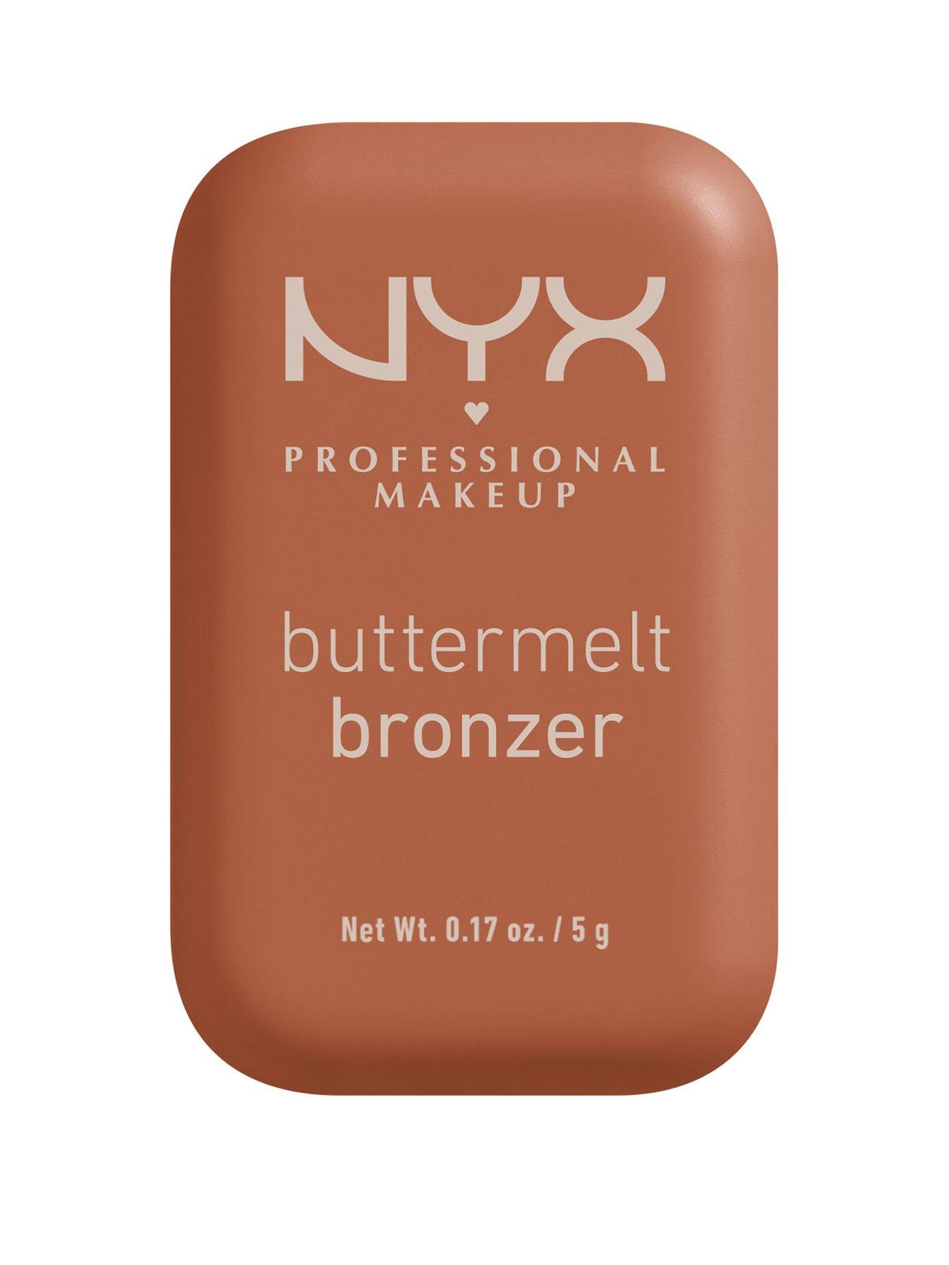 NYX PROFESSIONAL MAKEUP Buttermelt Bronzer, Powder Bronzer, 12 HR Wear, Fade  &  Transfer Resistant