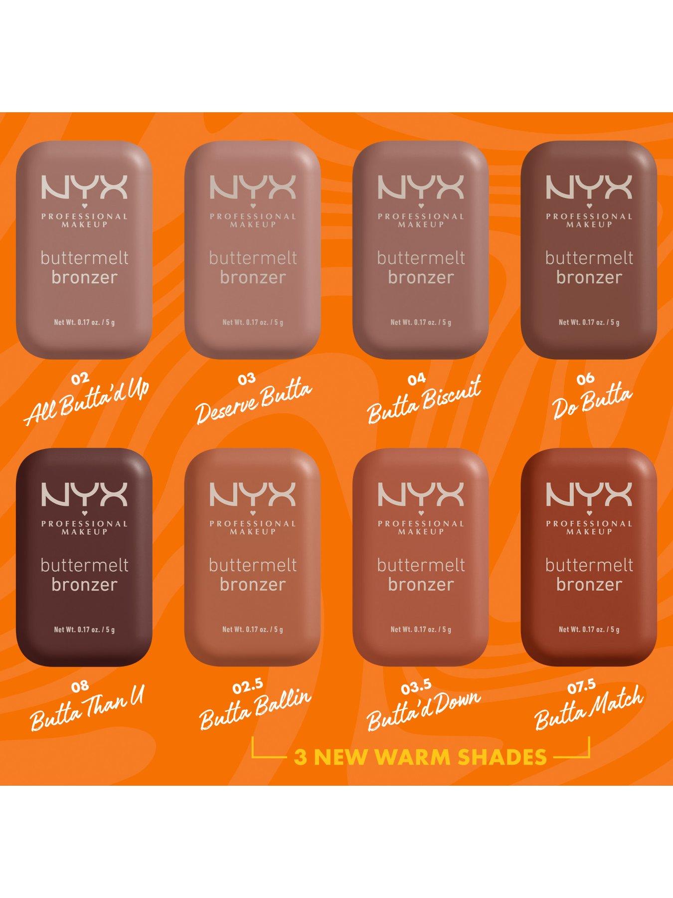 Image 2 of 6 of NYX PROFESSIONAL MAKEUP Buttermelt Bronzer, Powder Bronzer, 12 HR Wear, Fade &amp; Transfer Resistant