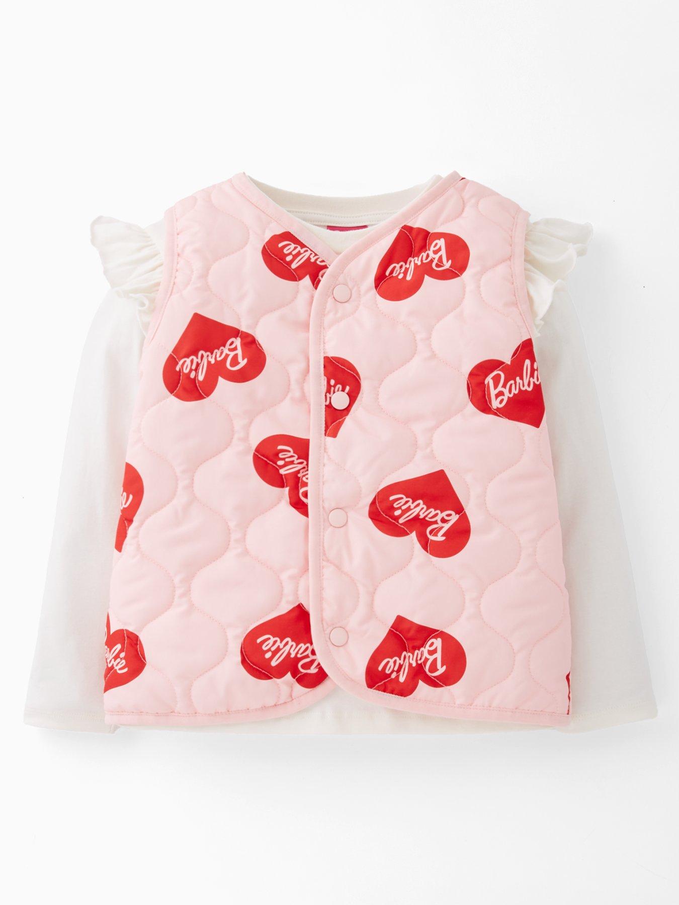 Image 2 of 6 of Barbie 3 Piece Gilet Set - Red