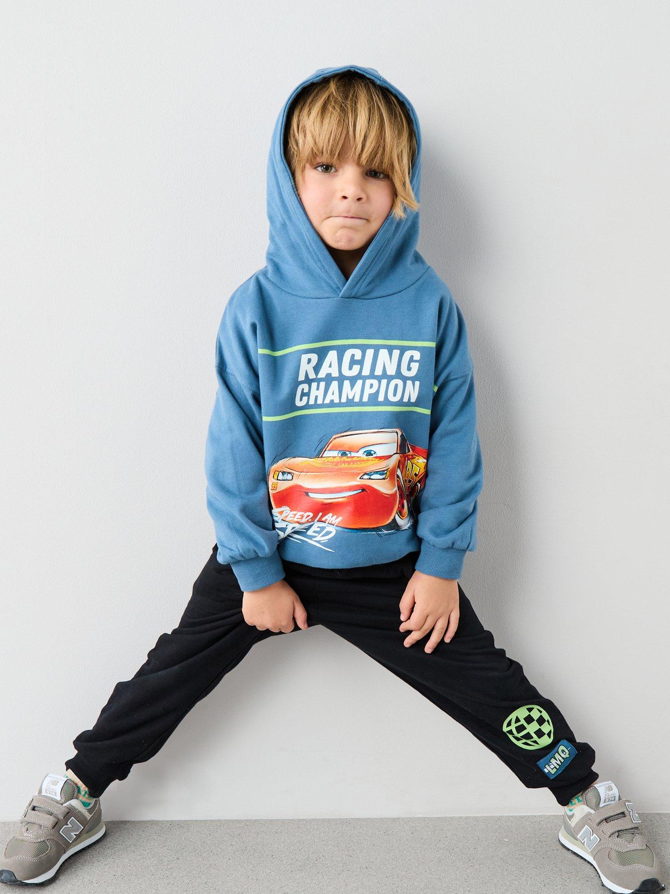 Disney Cars Lightning Mcqueen Hood Sweat Set