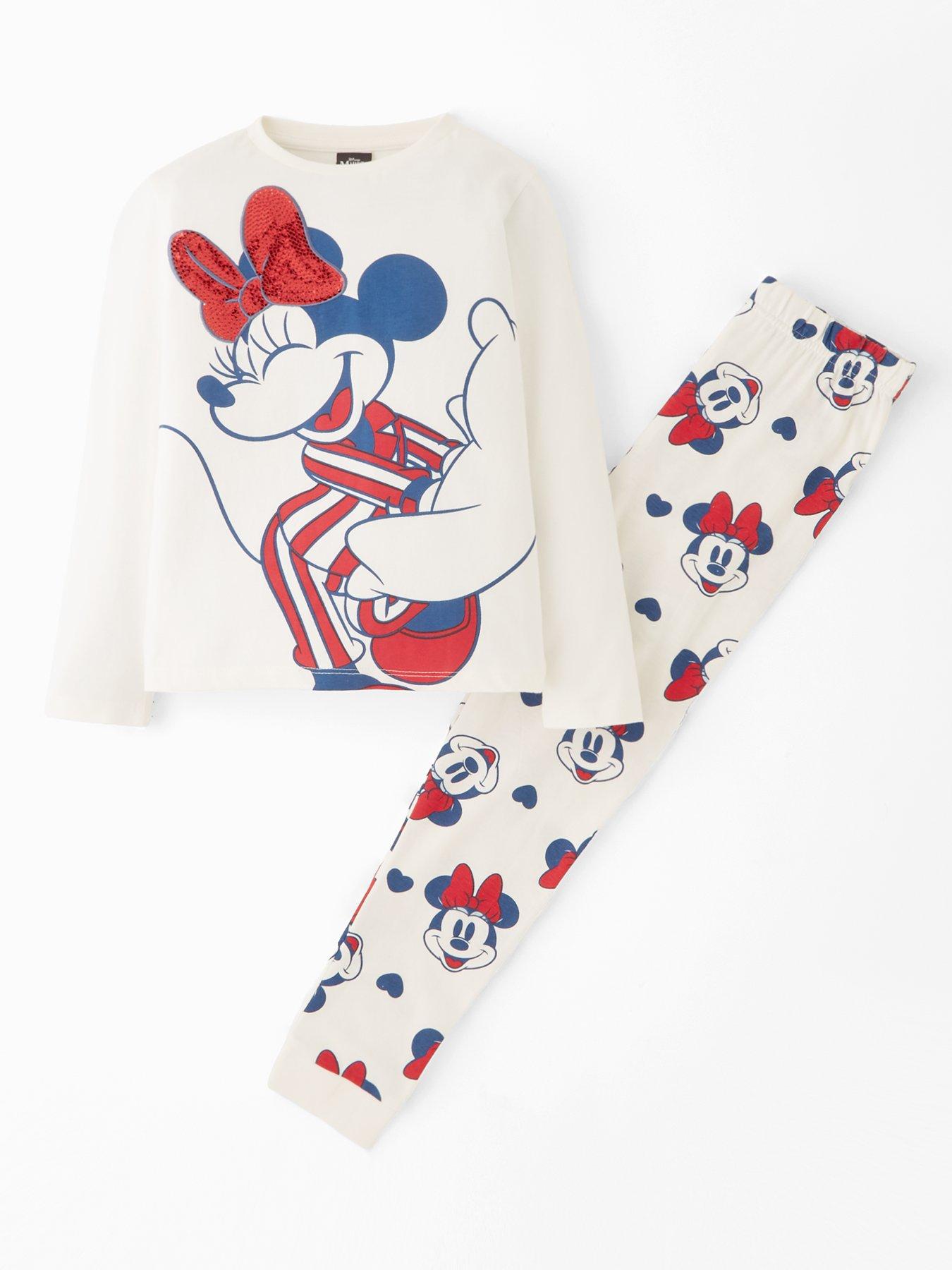 Minnie Mouse Disney Minnie Mouse Sequin Pyjamas - Cream