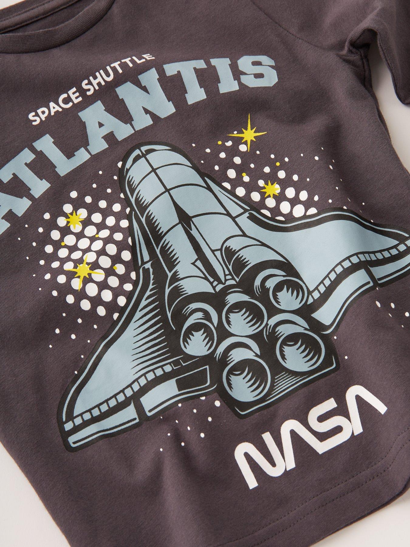 Image 3 of 4 of Nasa Atlantis Pyjamas - Grey