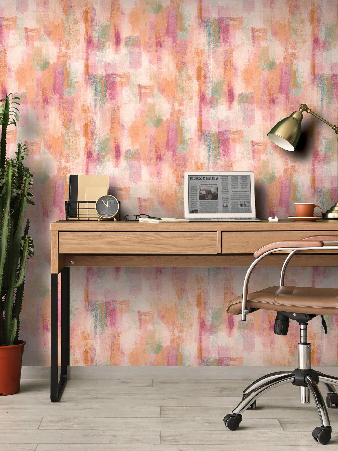 undefined Painterly Pattern Multicoloured Wallpaper