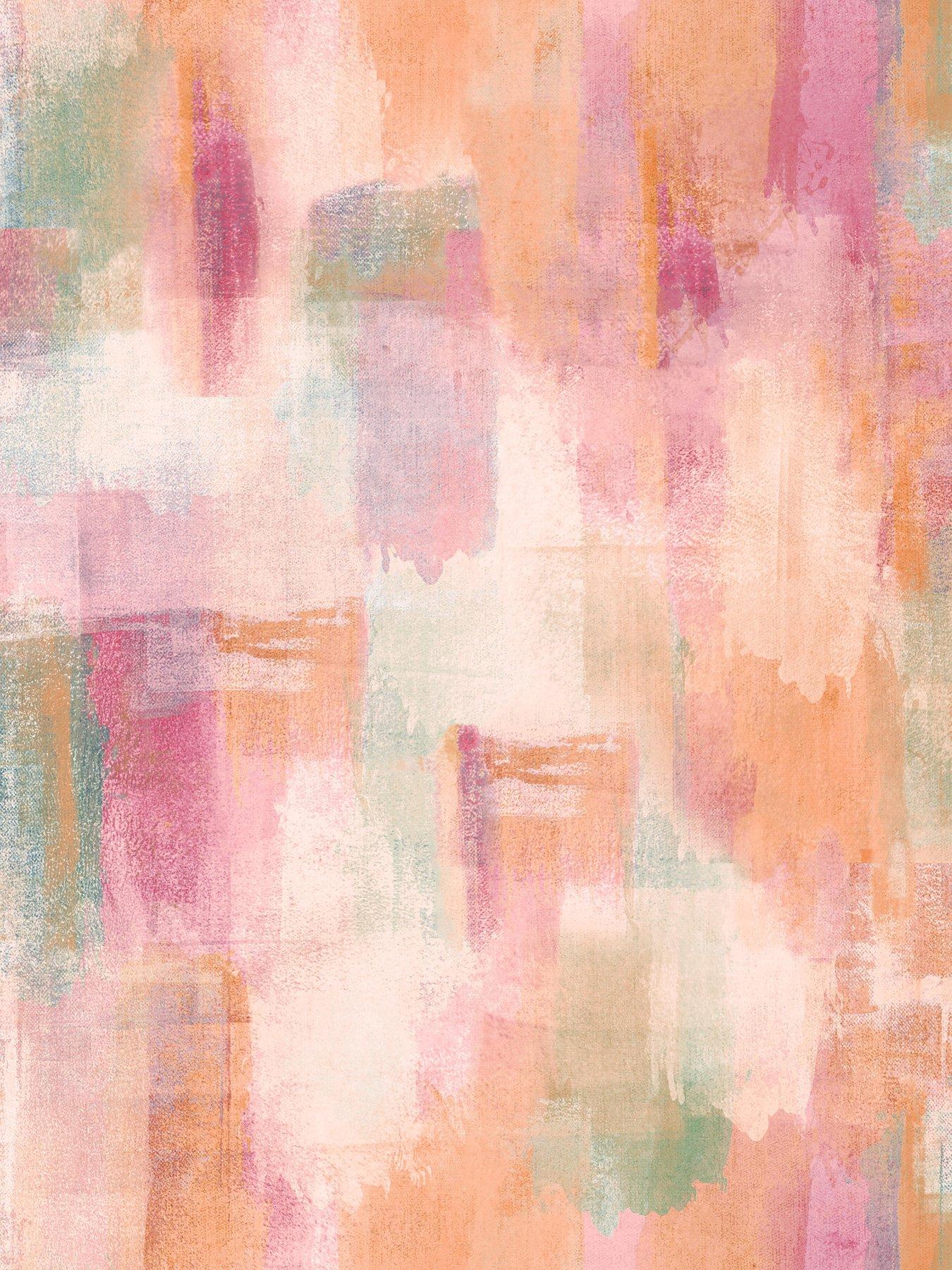 Image 2 of 5 of ARTHOUSE Painterly Pattern Multicoloured Wallpaper