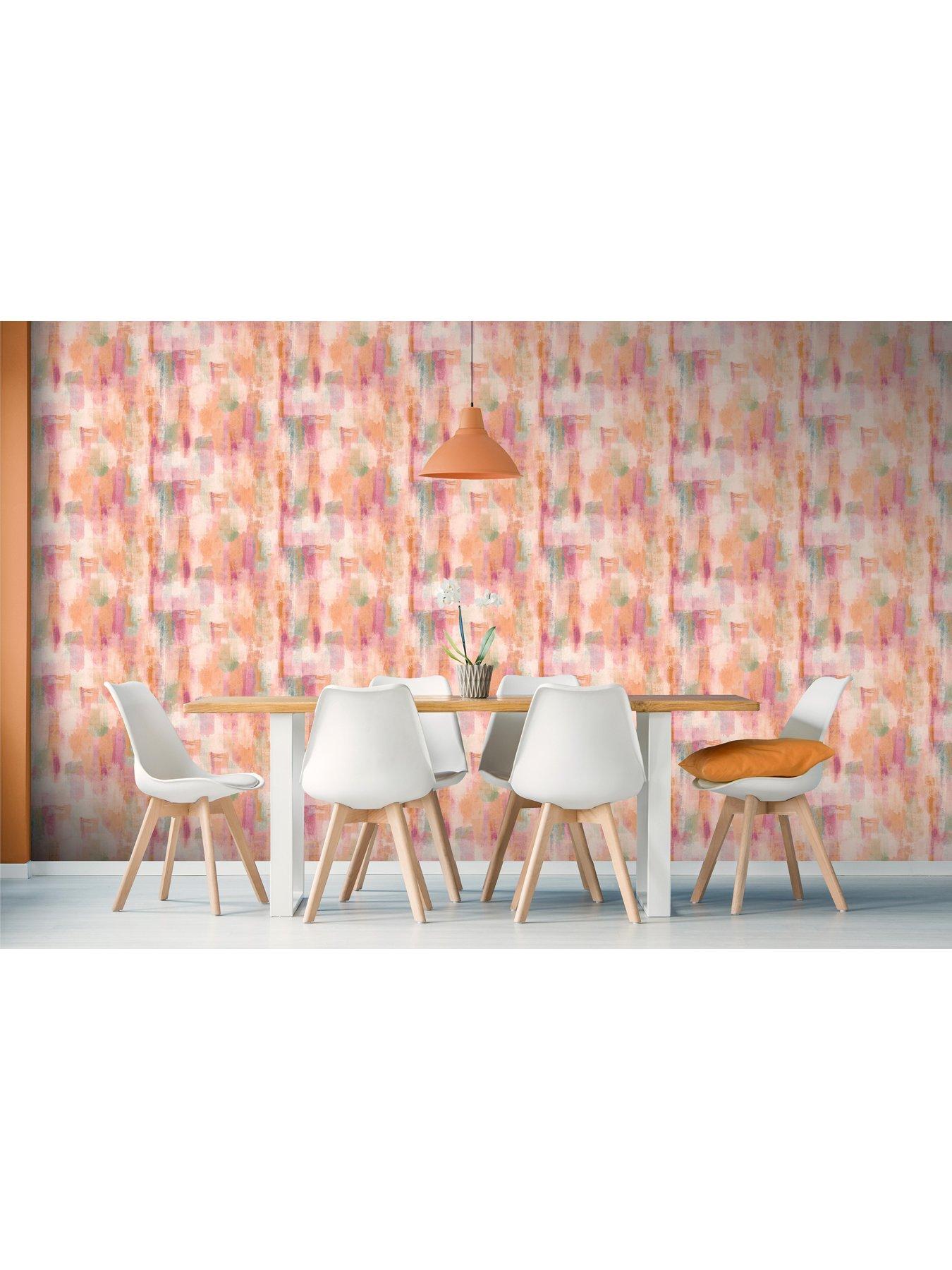 Image 4 of 5 of ARTHOUSE Painterly Pattern Multicoloured Wallpaper