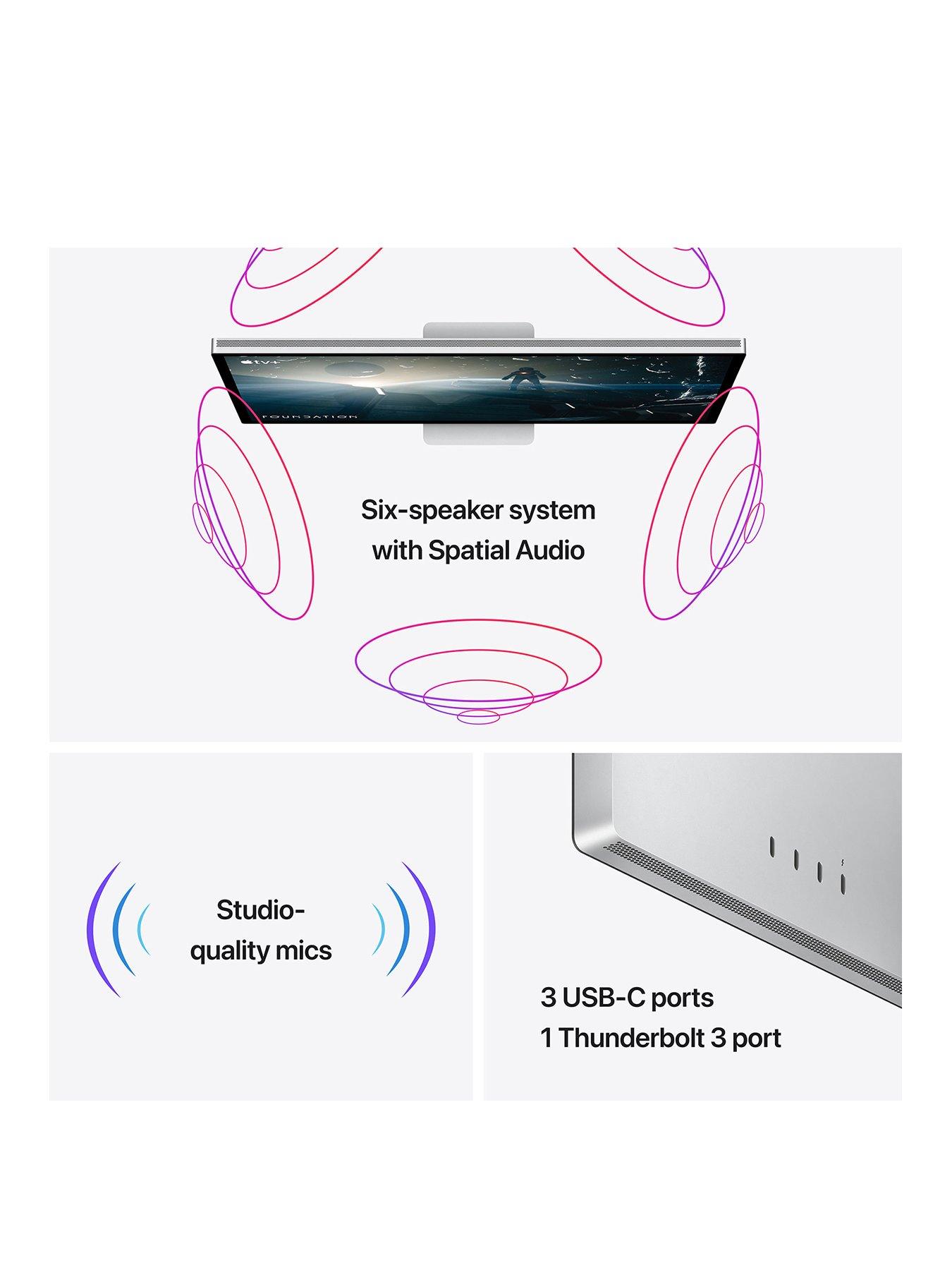 Apple Studio Display, 27 inch with Standard Glass, Tilt Adjustable