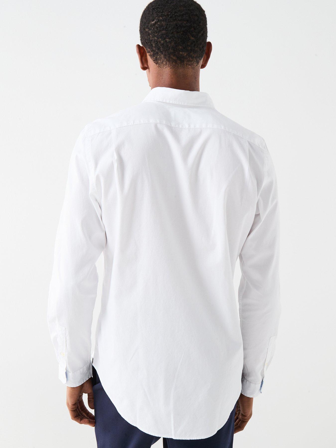 Image 2 of 4 of PS PAUL SMITH Button Down Zebra Long Sleeve Shirt - White