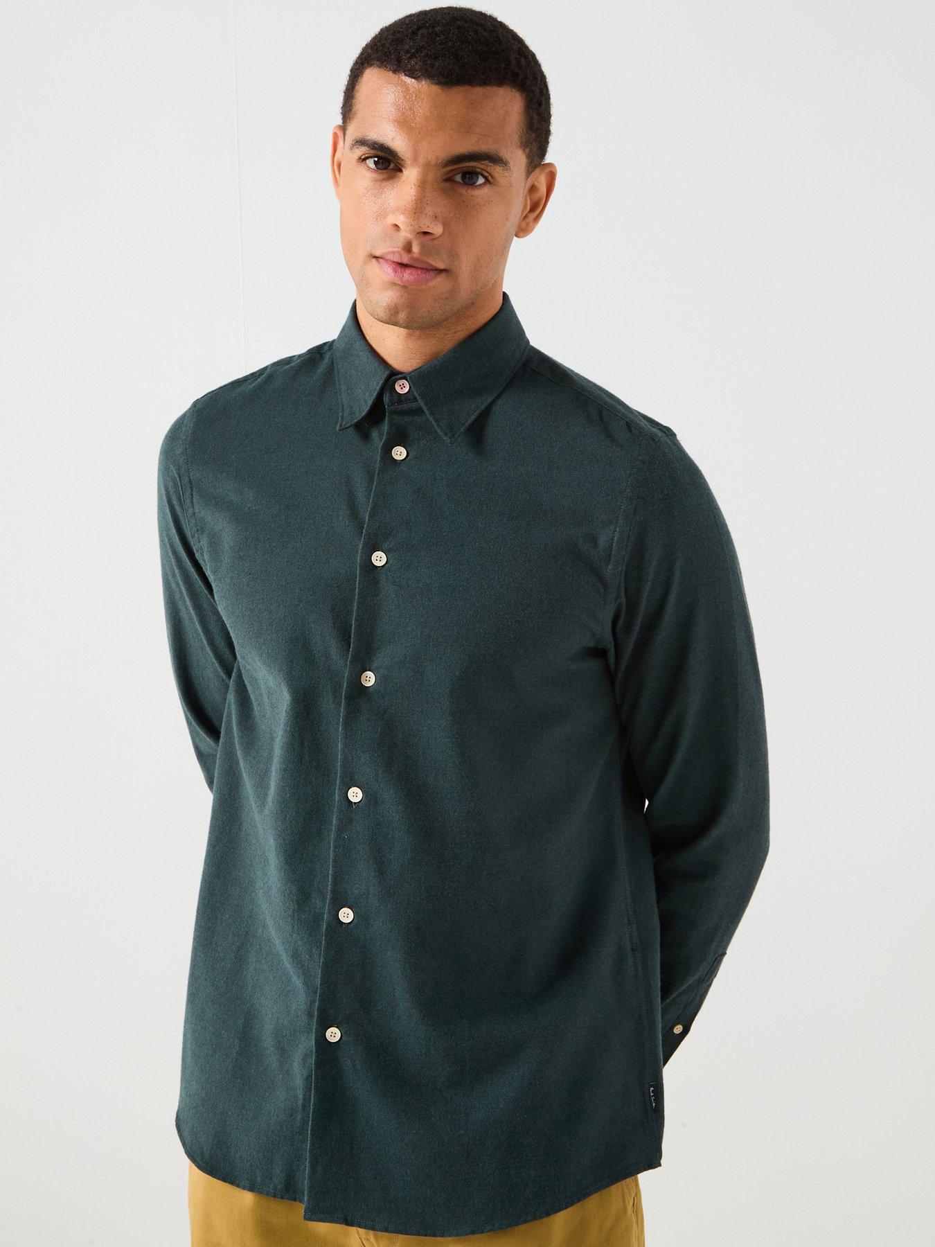 Ps Paul Smith Regular Fit Long Sleeve Shirt - Green