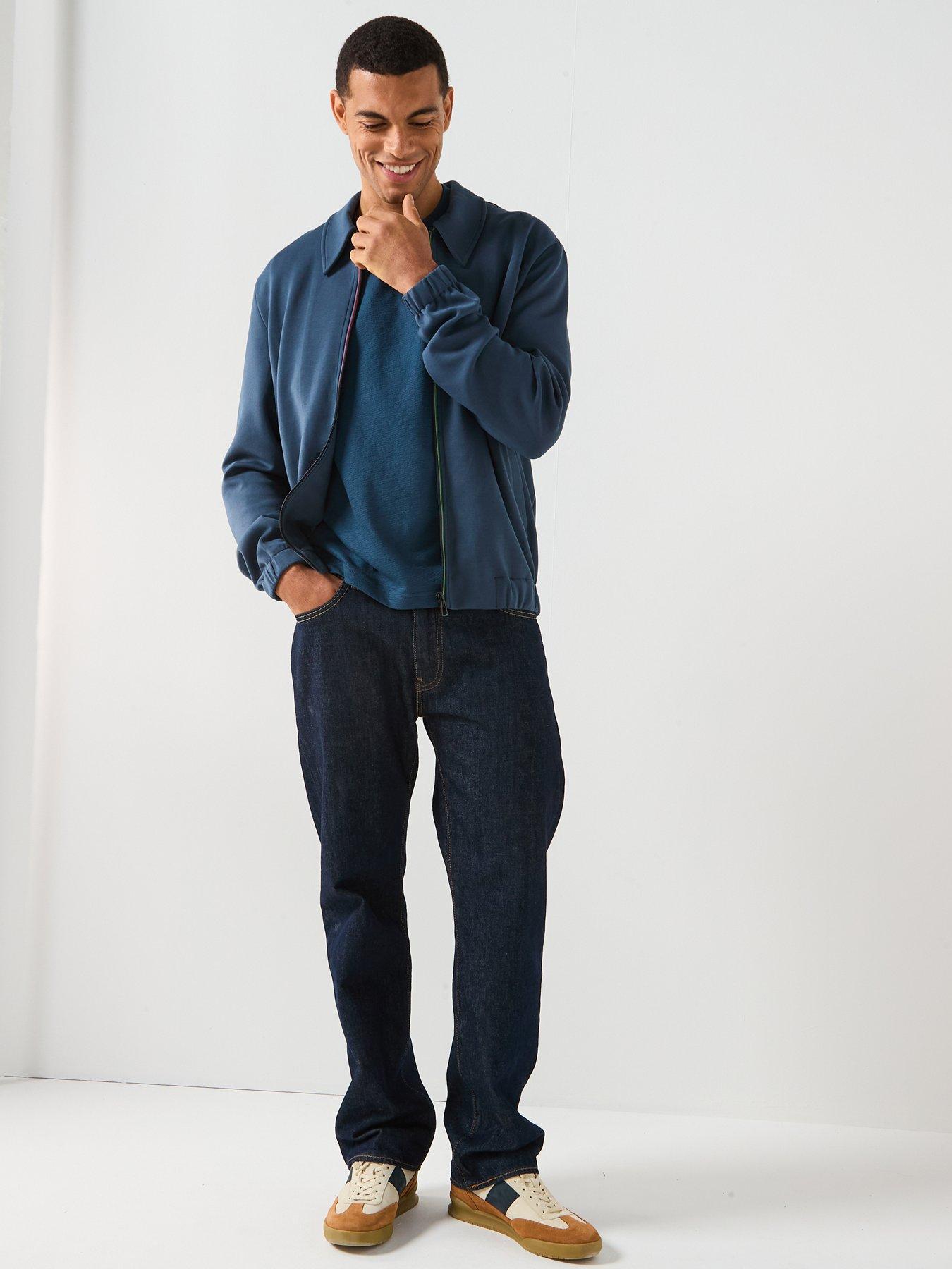 Image 3 of 5 of PS PAUL SMITH Contrast Stripe Zip Sweat - Blue