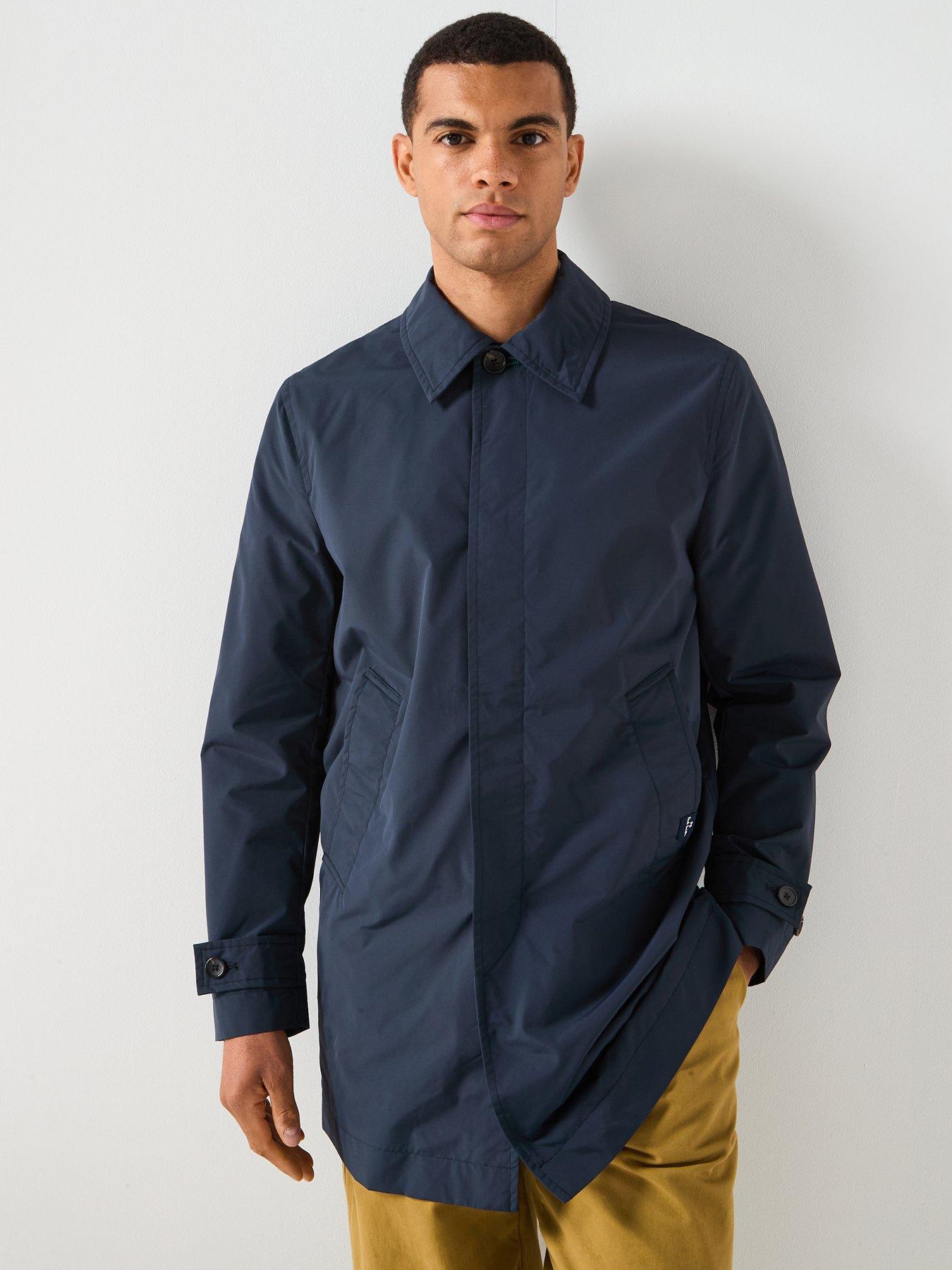 PS PAUL SMITH Lightweight Overcoat - Navy