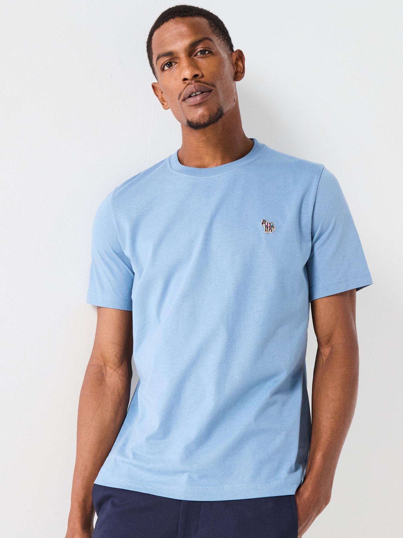 undefined Regular Fit Zebra T-Shirt - Blue