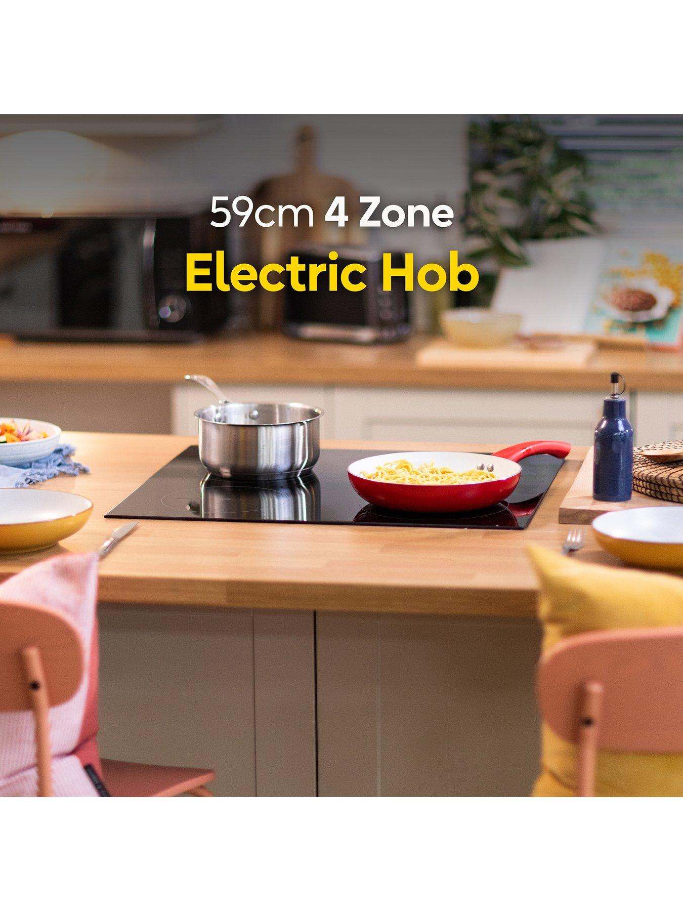 Image 3 of 7 of Russell Hobbs RH60EH413B 59cm 4 Zone Electric Hob with Touch Control in Black