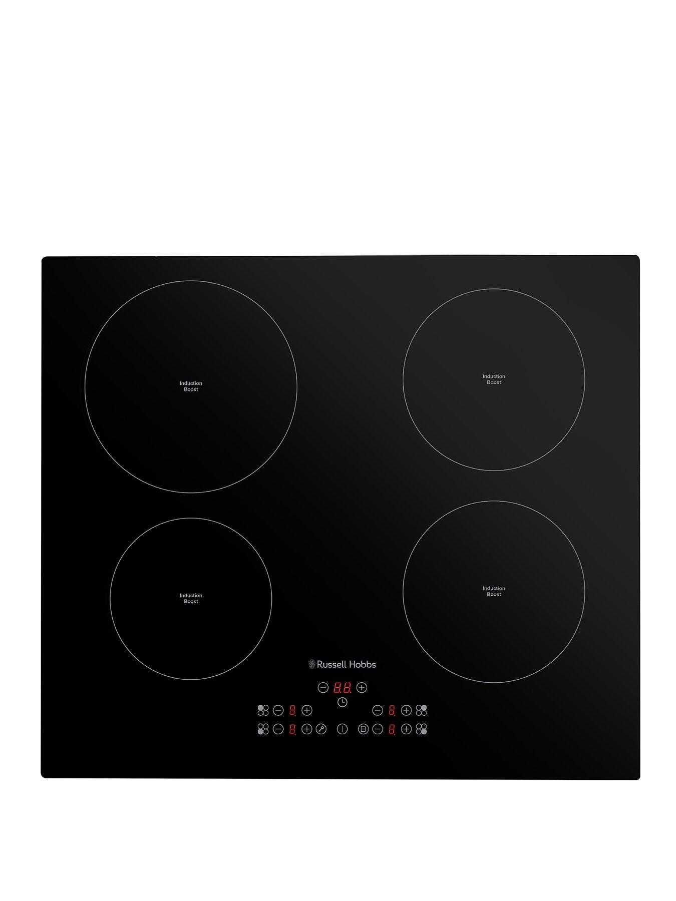 Russell Hobbs RH60IH413B 59cm 4 Zone Induction Hob with Touch Control in Black