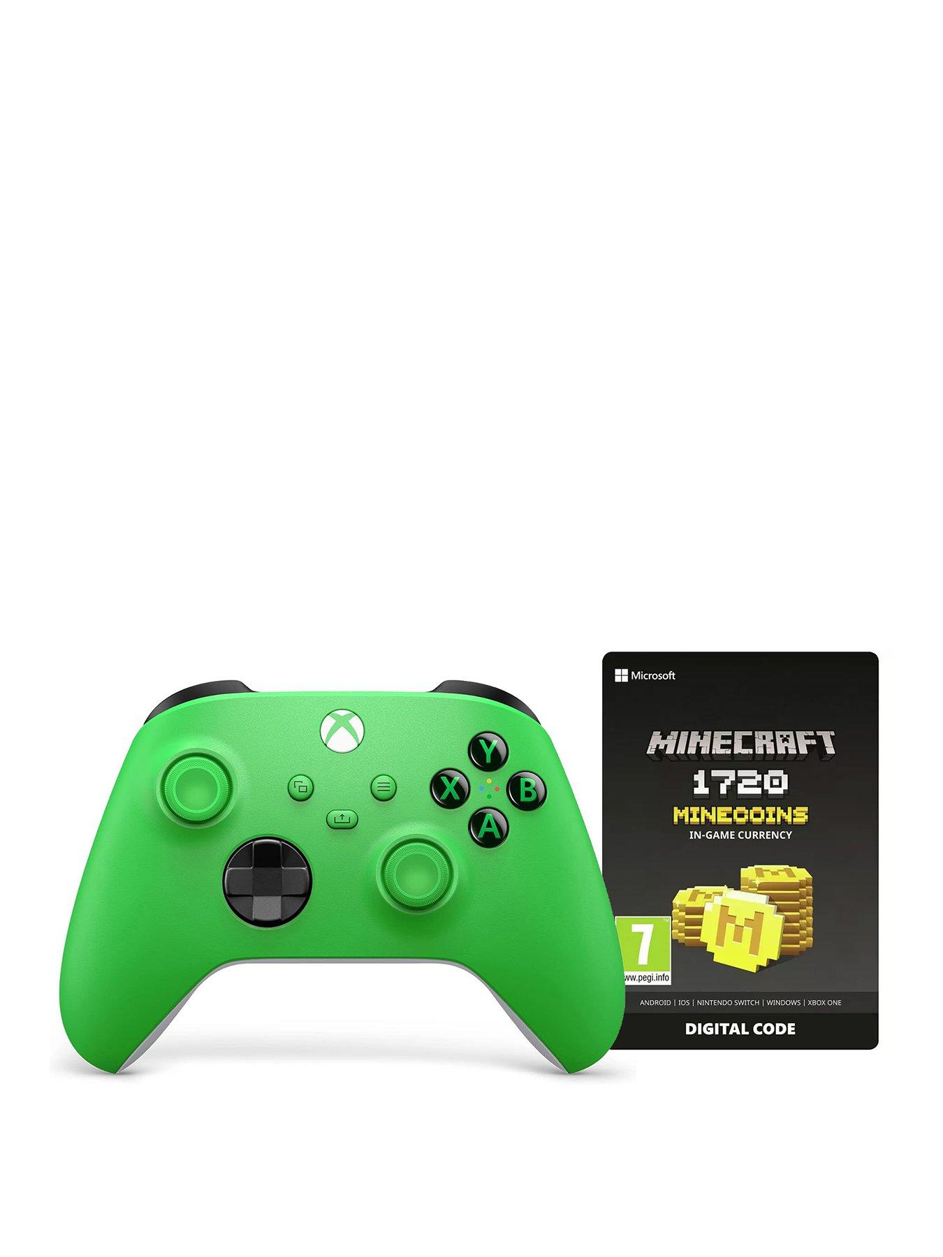 undefined Wireless Controller (Green) + 1720 Minecraft Minecoins Pack