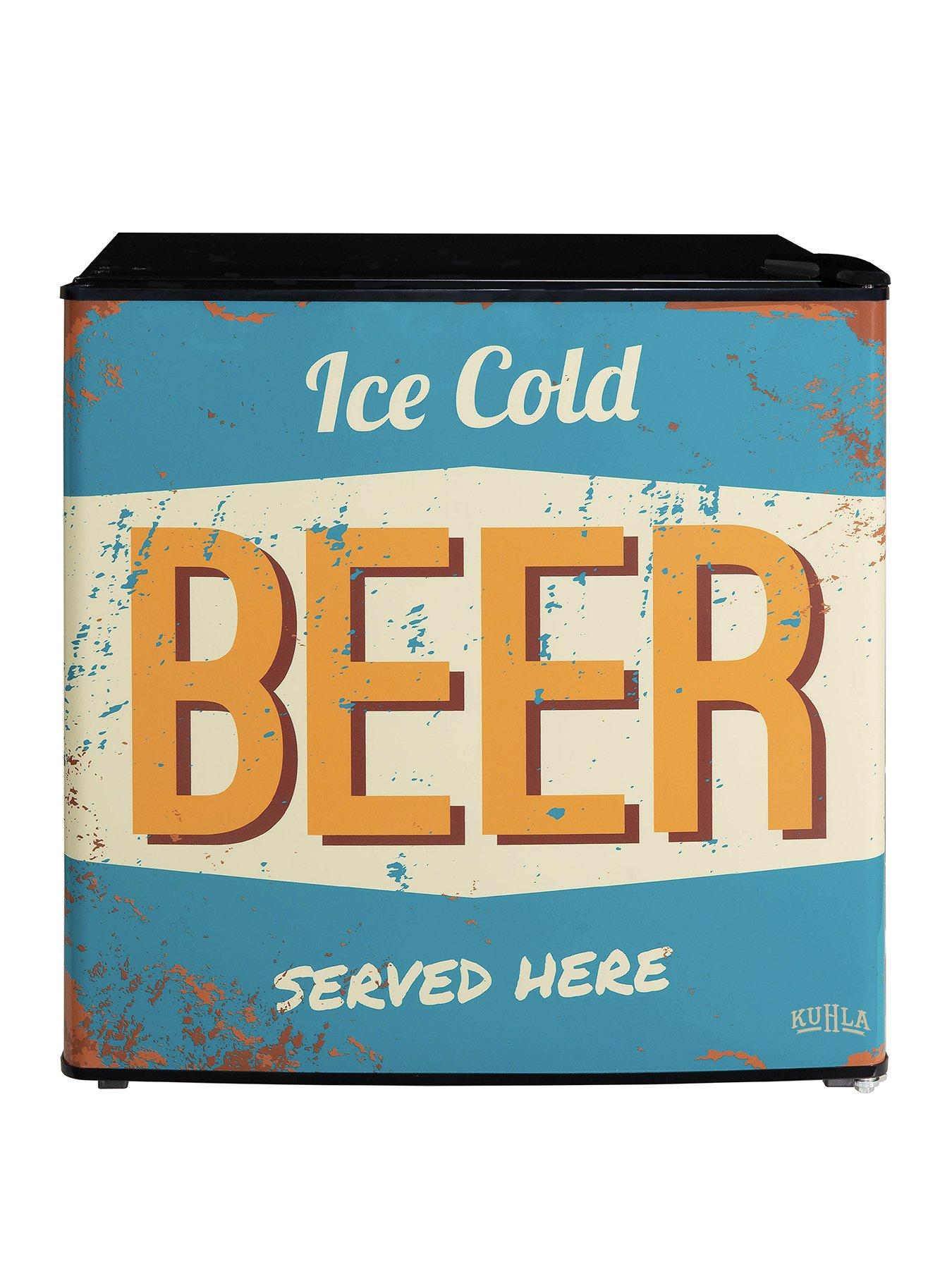 undefined KTTF0E6B-1011 Vintage Beer Design 45L Table Top Fridge