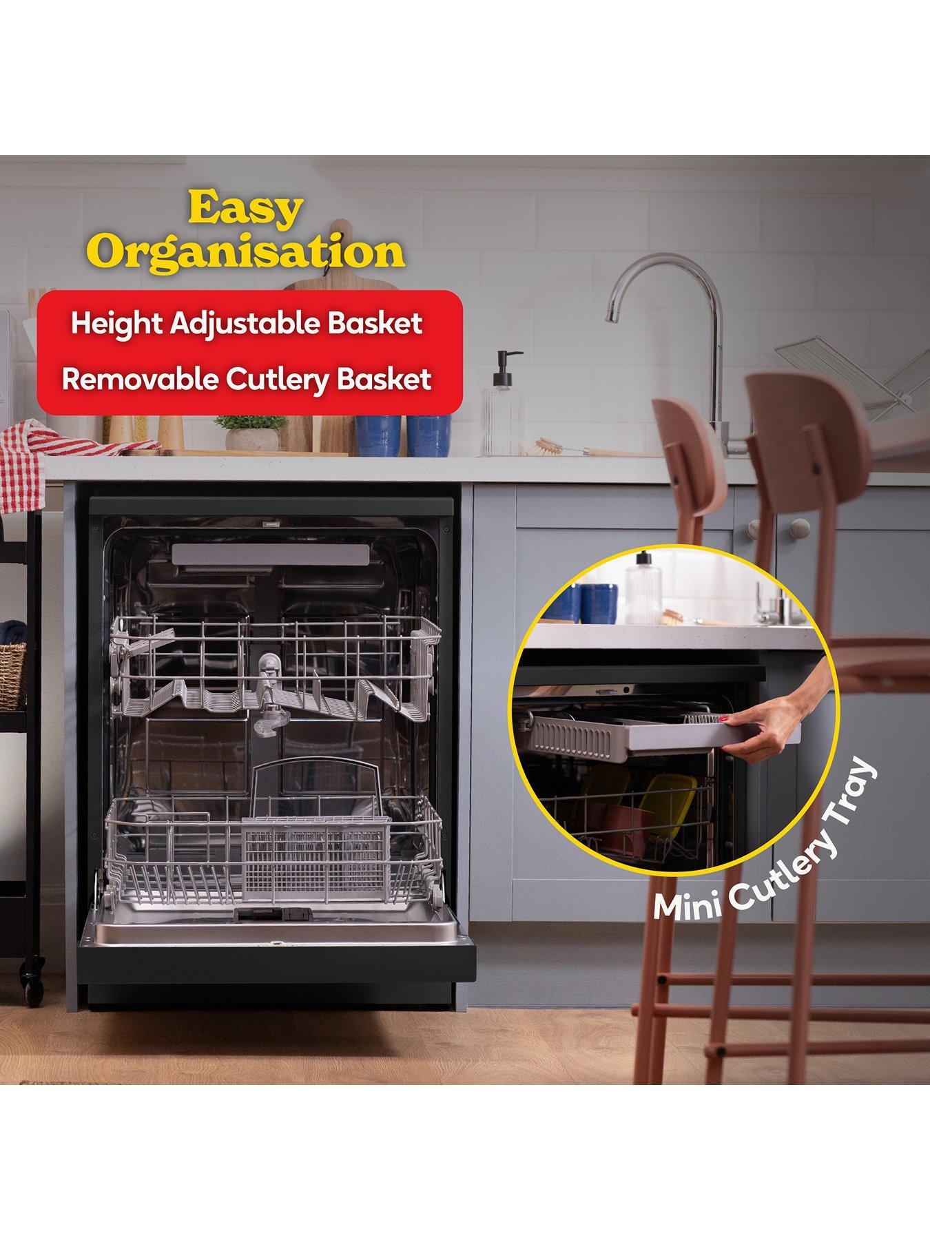 Image 3 of 7 of Russell Hobbs RH60DW00D2B F/S Dishwasher D Class - Black