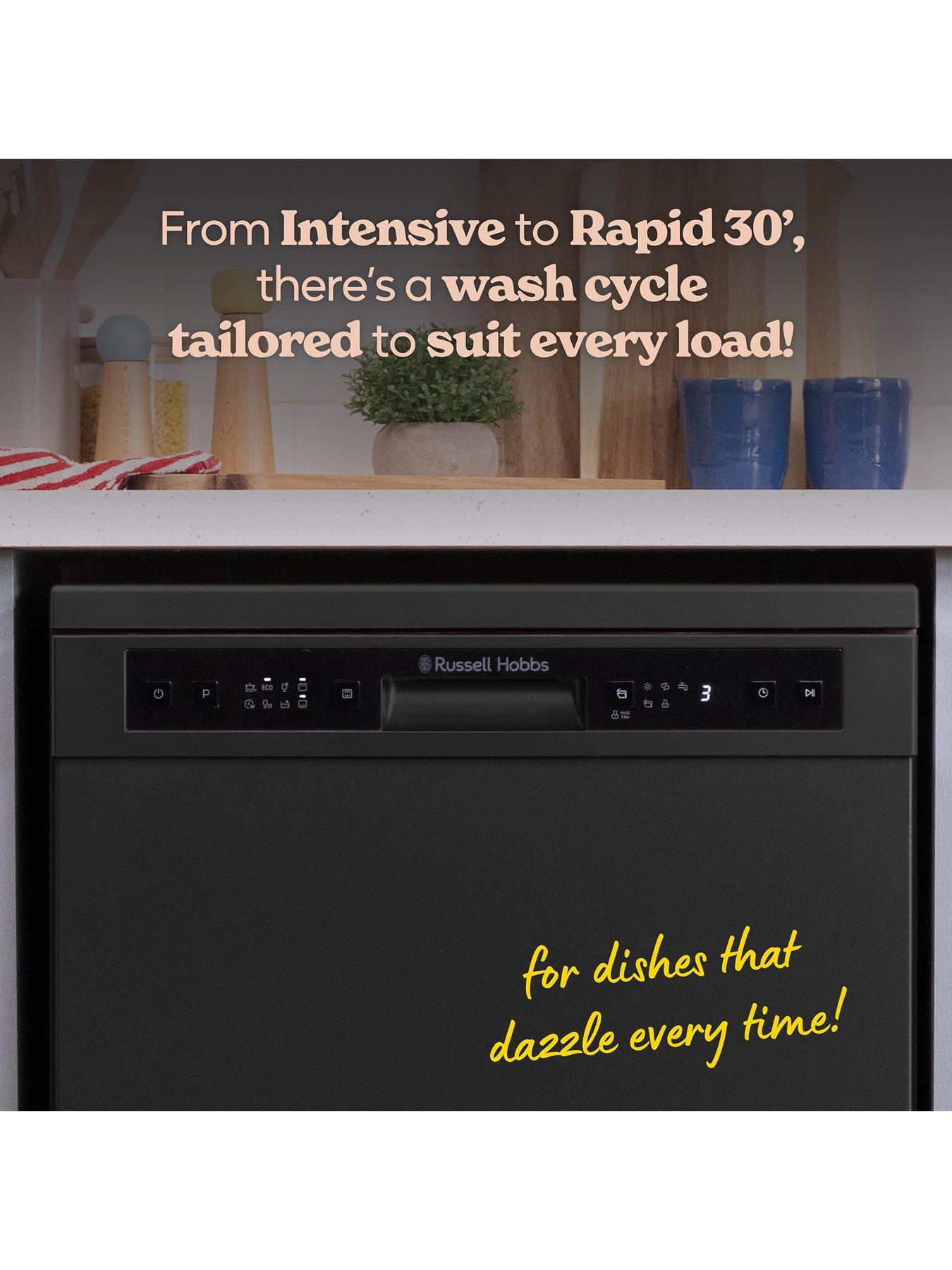 Image 4 of 7 of Russell Hobbs RH60DW00D2B F/S Dishwasher D Class - Black