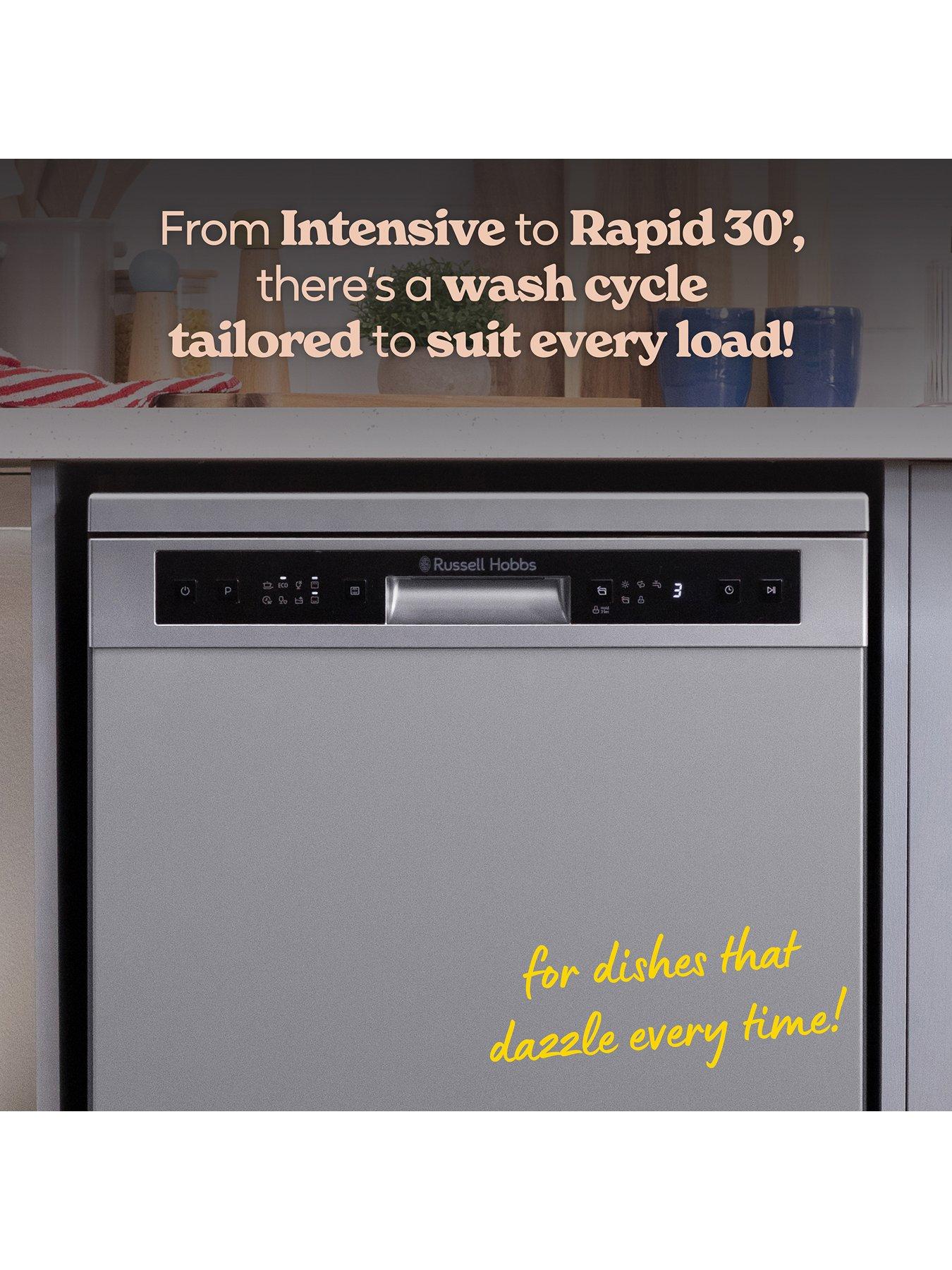 Image 4 of 7 of Russell Hobbs RH60DW00D2SS F/S Dishwasher D Class - Inox
