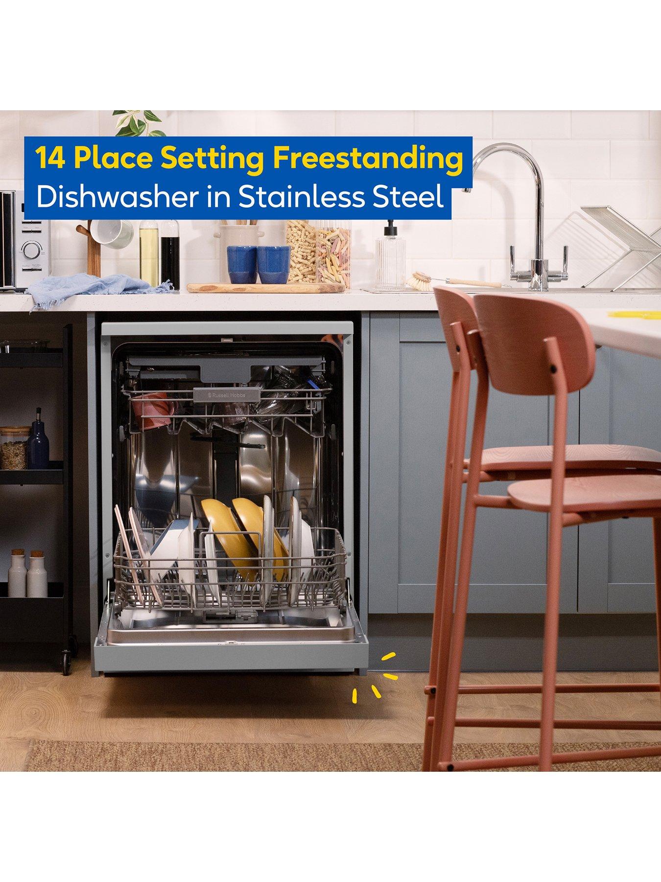 Image 2 of 7 of Russell Hobbs RH60DW10C1SS F/S Dishwasher C Class - Inox