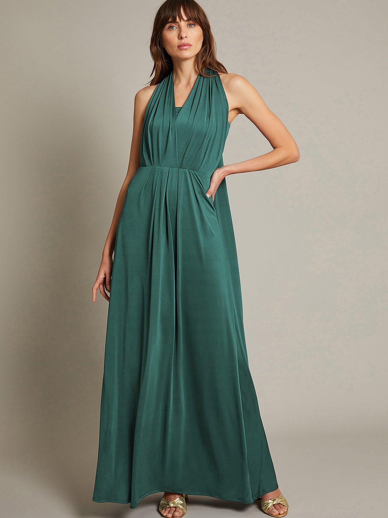 Monsoon Thea Multiway Bridesmaid Dress - Green