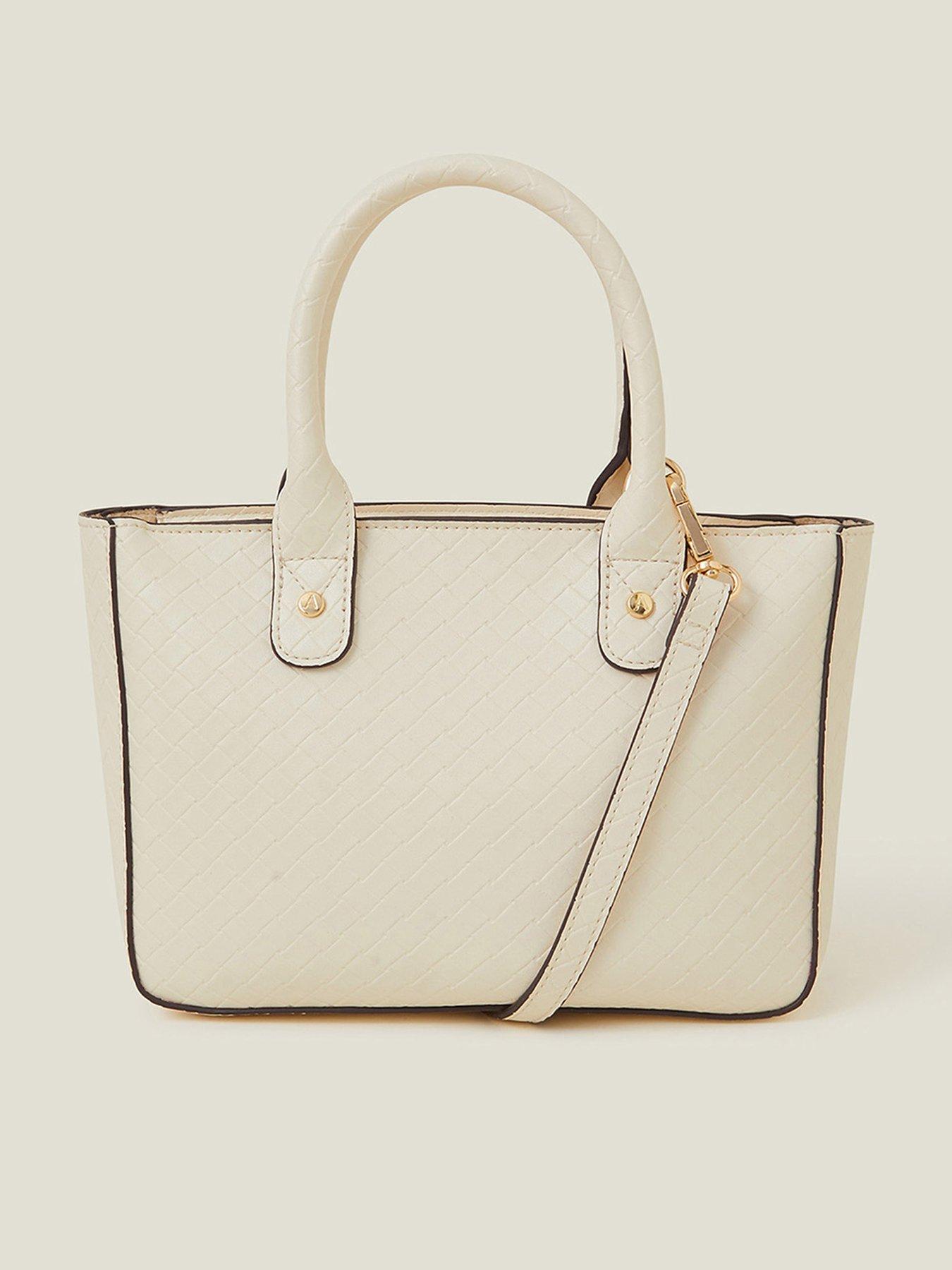 undefined Katie Mini Handheld Bag - Cream