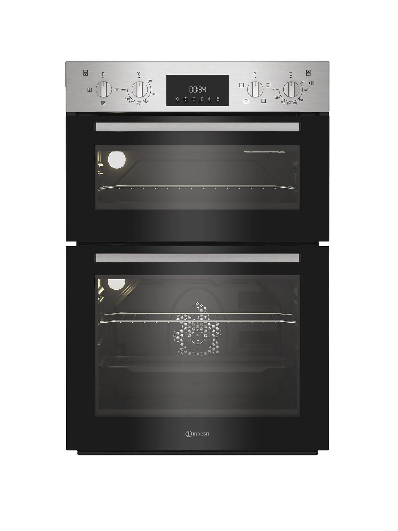 Indesit DII 10D IX - Double Oven - Silver