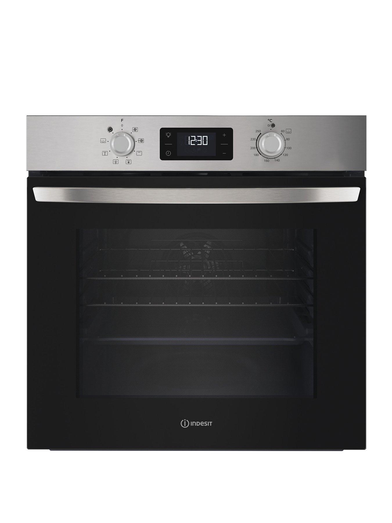 Image 1 of 7 of Indesit IO 253 X UK - Turn&amp;Go Single Oven - Silver